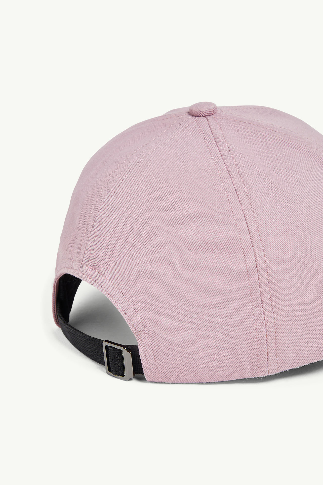 Gorra de béisbol de gabardina de algodón Mujer Rosado Moncler 3