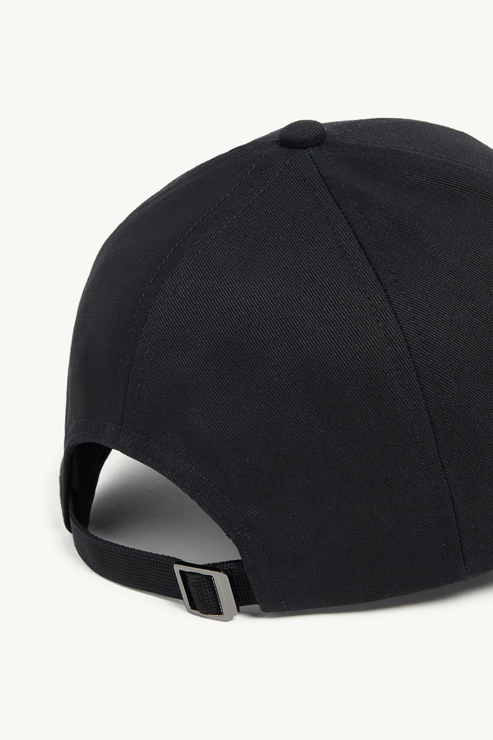 Cotton Gabardine Baseball Cap Women Black Moncler 3