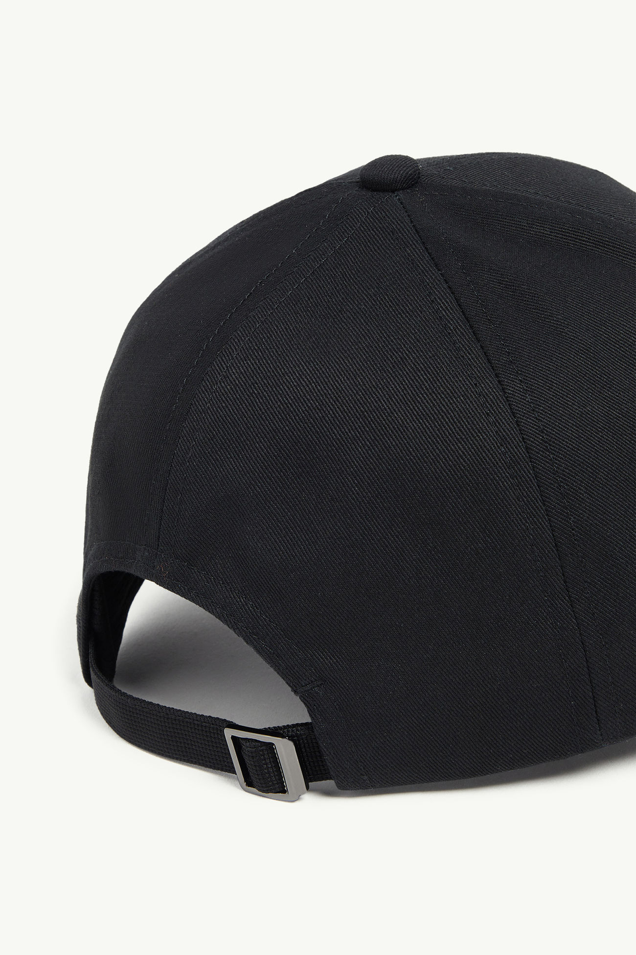 Gorra de béisbol de gabardina de algodón Mujer Negro Moncler 3