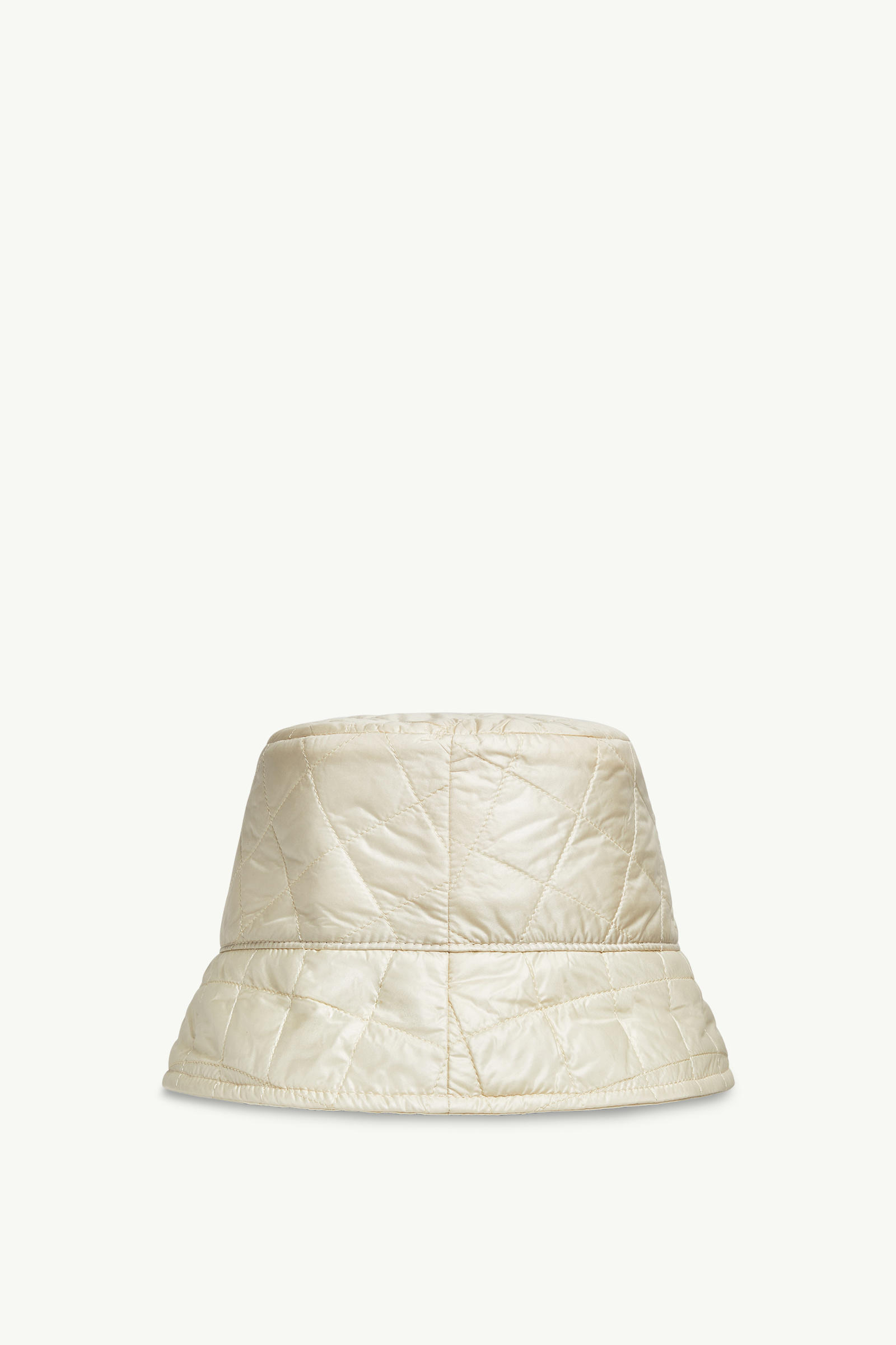 Diamond-Quilted Padded Bucket Hat Women Light Beige Moncler 3