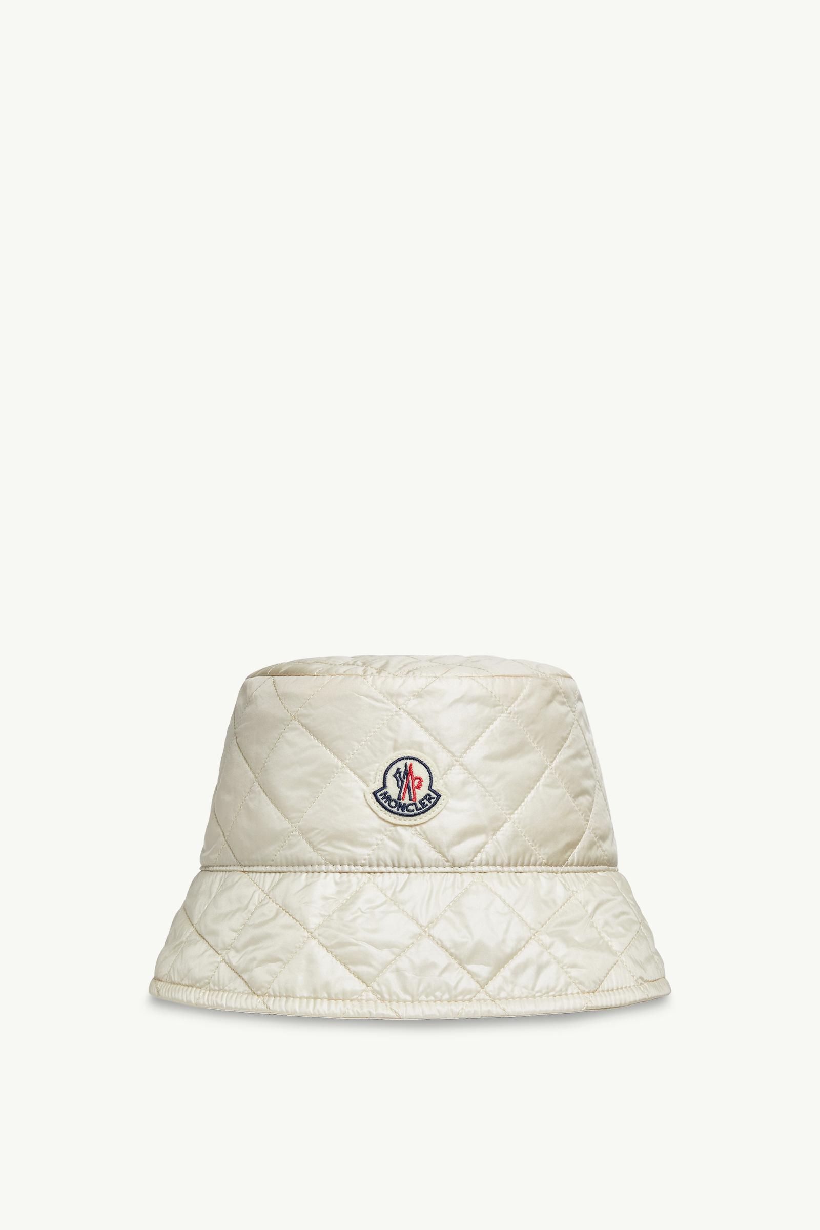 MONCLER ベージュ バケットハット Mサイズ ライトベージュ バケットハット : ハット＆ベレー 向けの