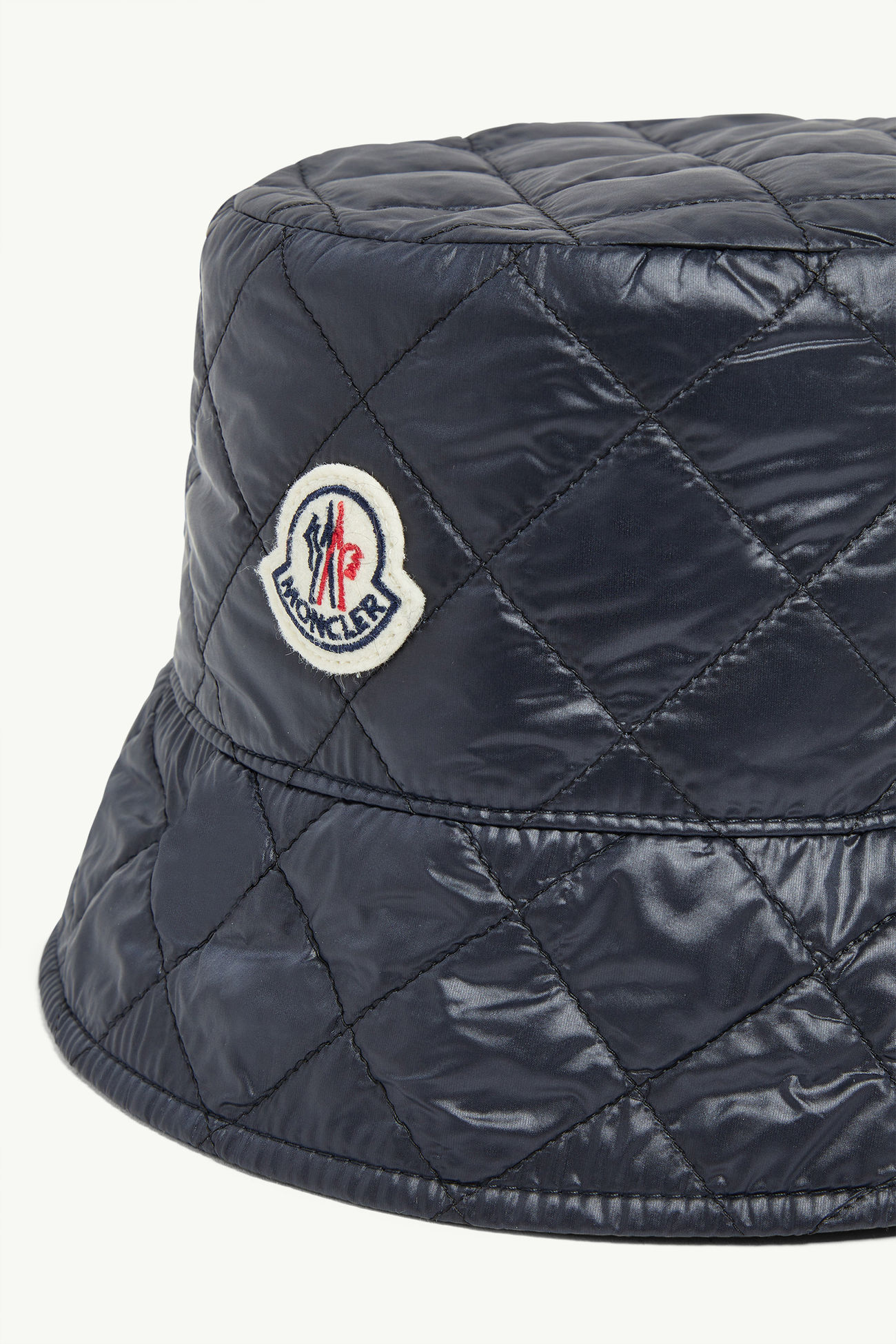 Wattierter Fischerhut mit Rautensteppung Damen Navyblau Moncler 2