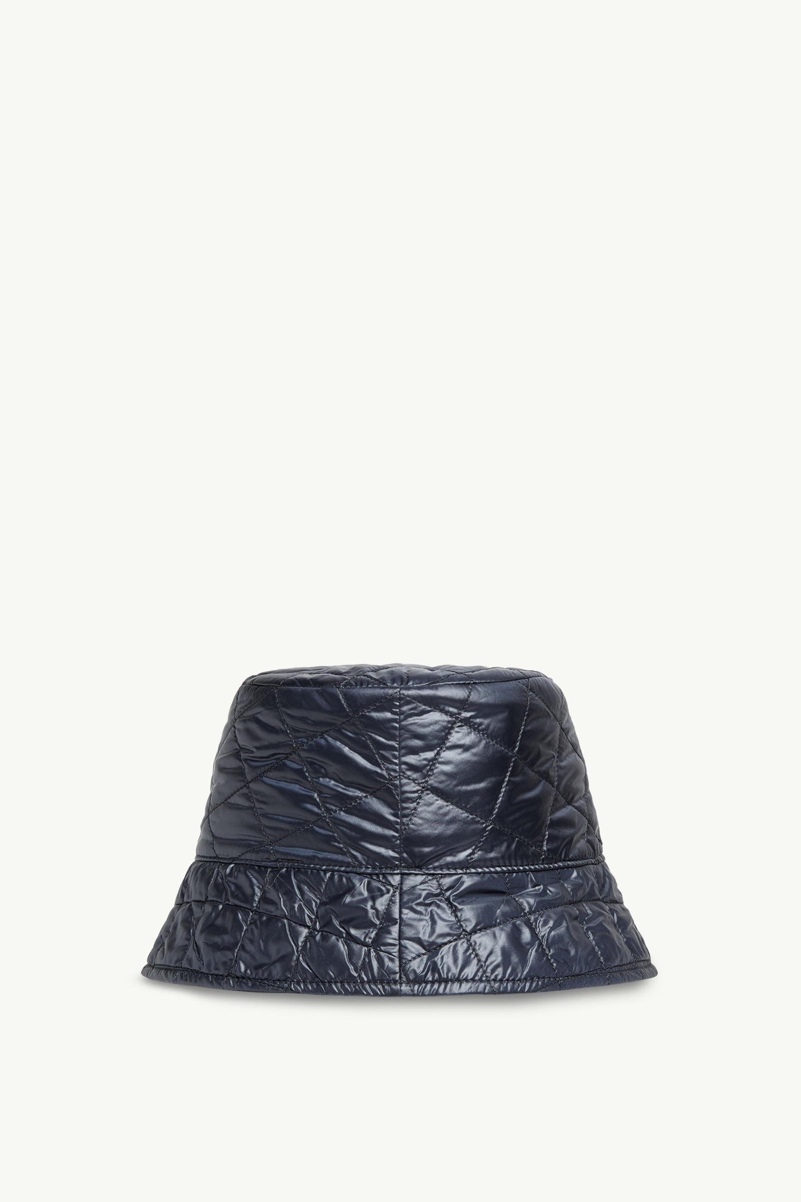 Diamond-Quilted Padded Bucket Hat Women Navy Blue Moncler 3