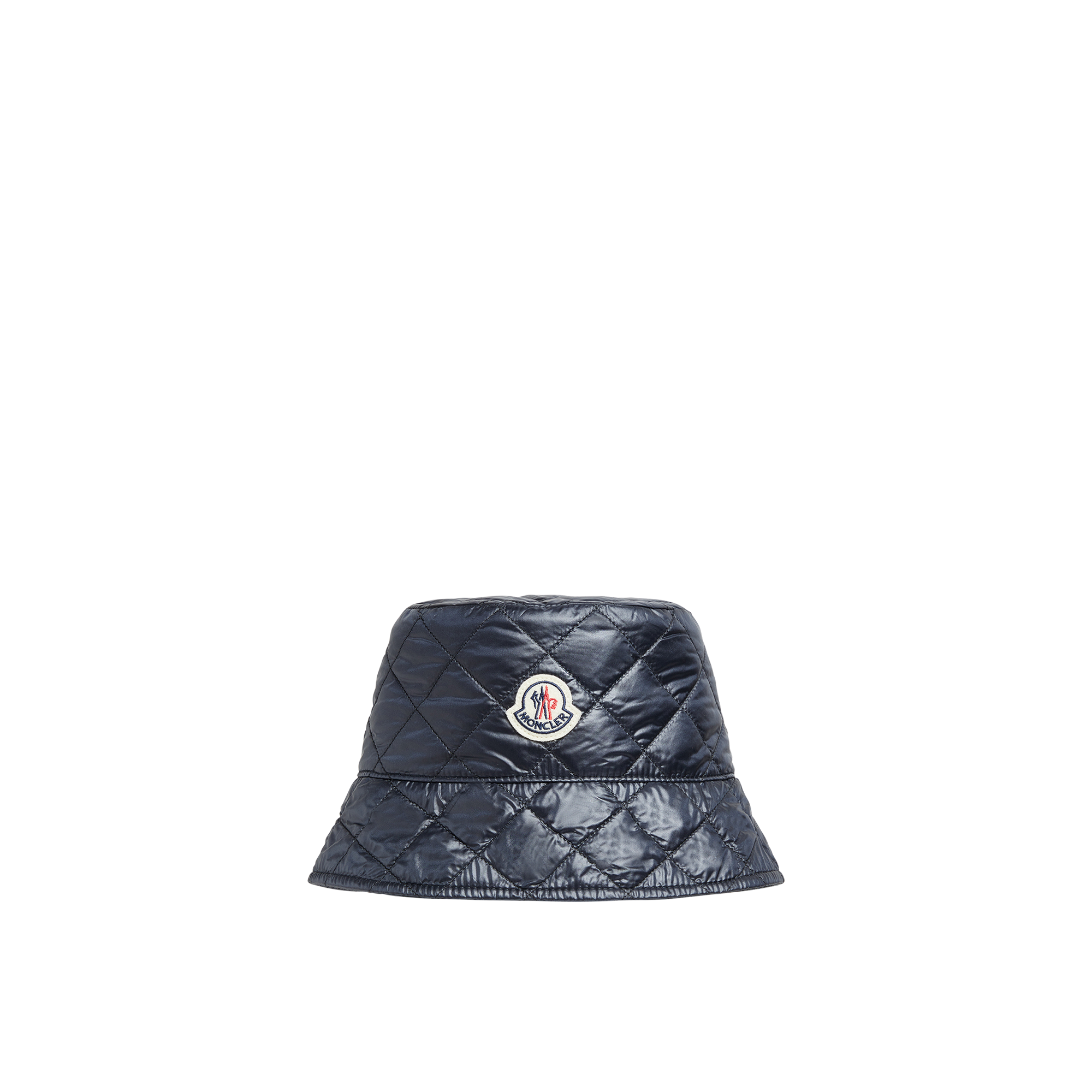 Moncler   Diamond-Quilted Padded Bucket Hat for Women in Blue, Size: S