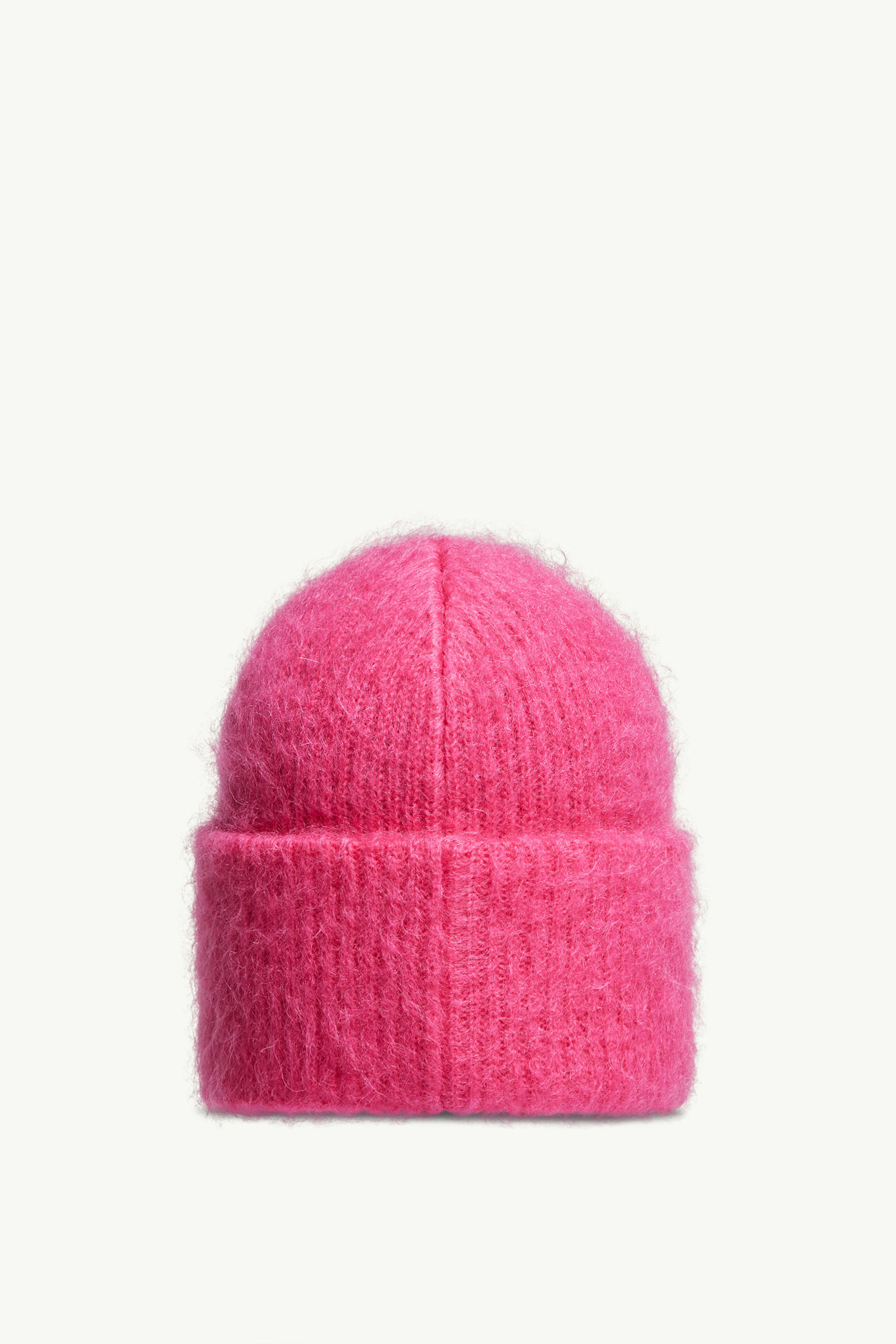 Mohair & Wool Blend Beanie Women Fuchsia Moncler 3