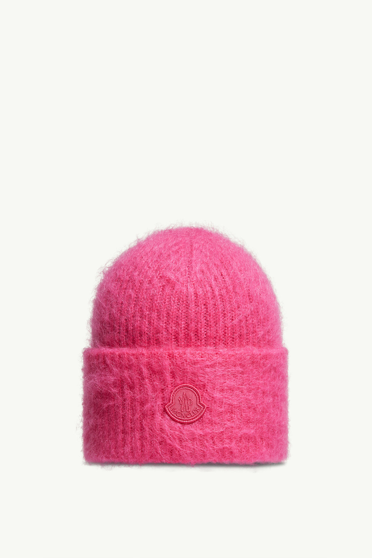 Gorro de mezcla de mohair y lana Mujer Fucsia Moncler 0