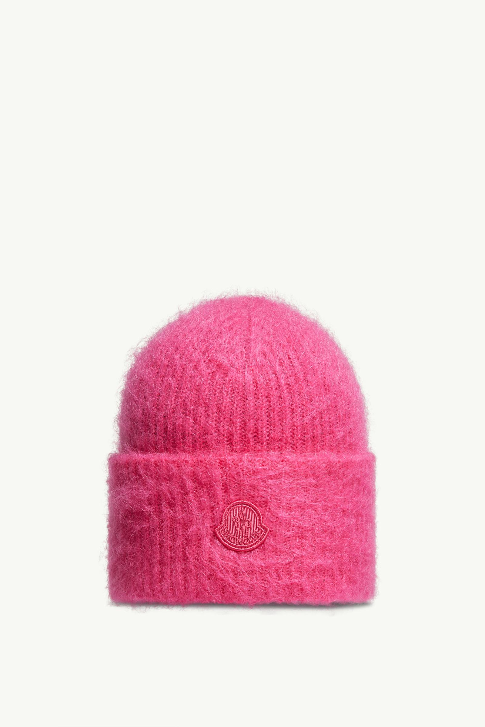 Fuchsia Mohair & Wool Blend Beanie - Hats & Beanies for Women