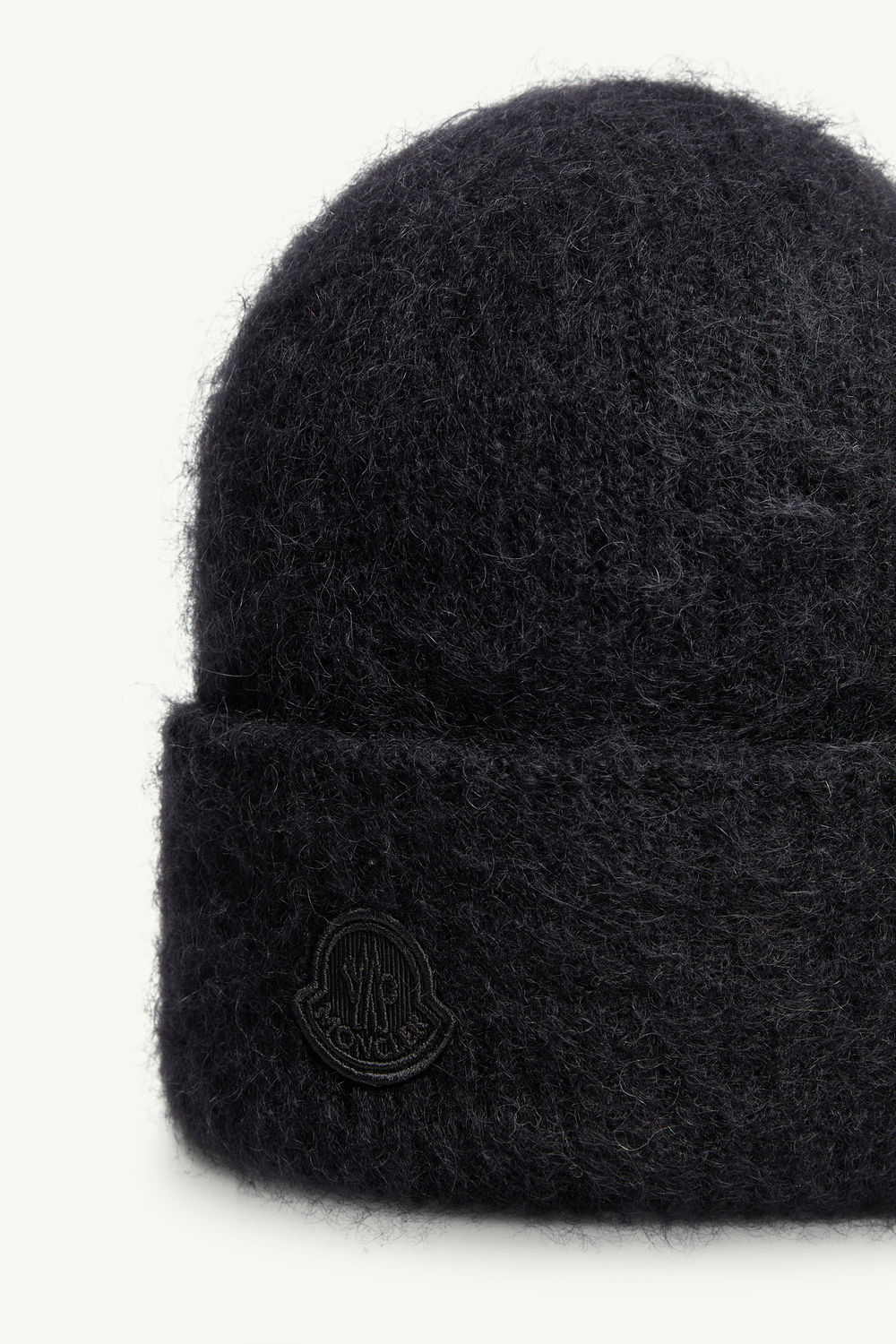 Bonnet en laine et mohair mélangés Femmes Noir Moncler 2