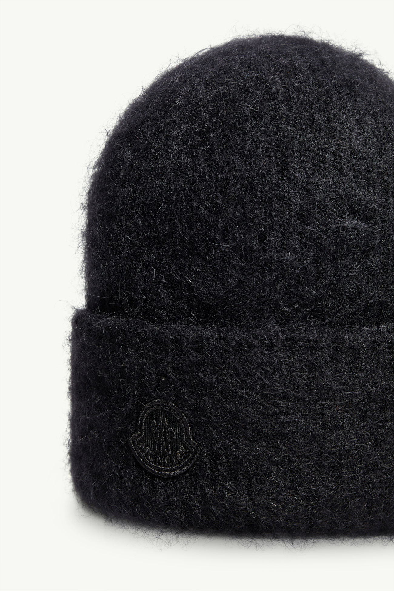 Mohair & Wool Blend Beanie Women Black Moncler 2