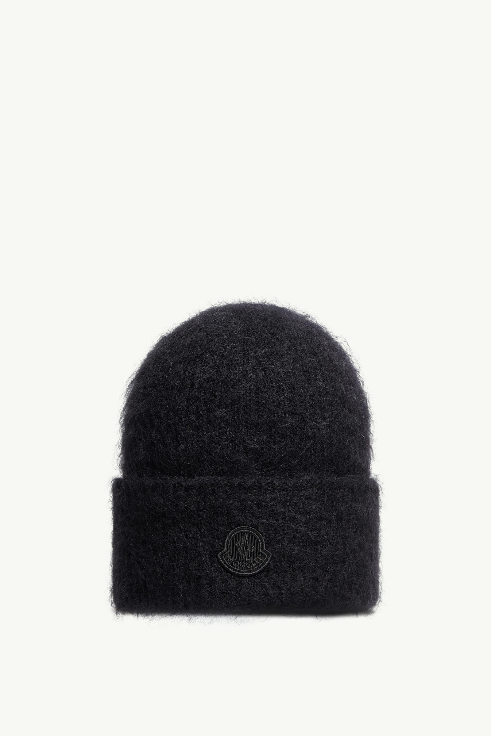 Mohair & Wool Blend Beanie Women Black Moncler 0