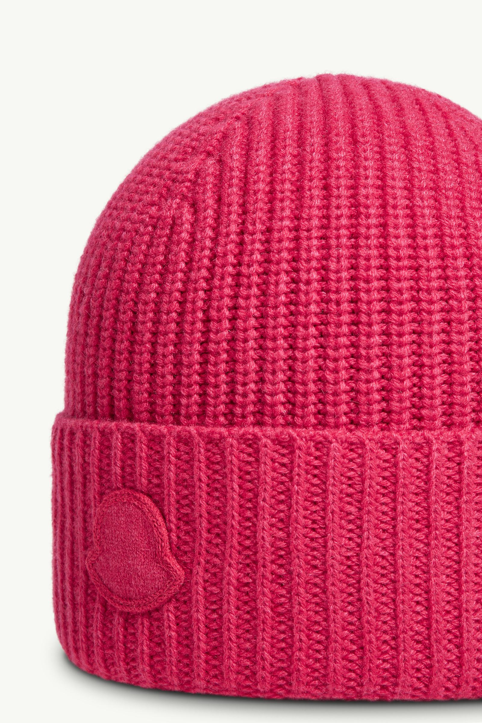 Coral Pink Cashmere Beanie - Hats & Beanies for Women | Moncler IT