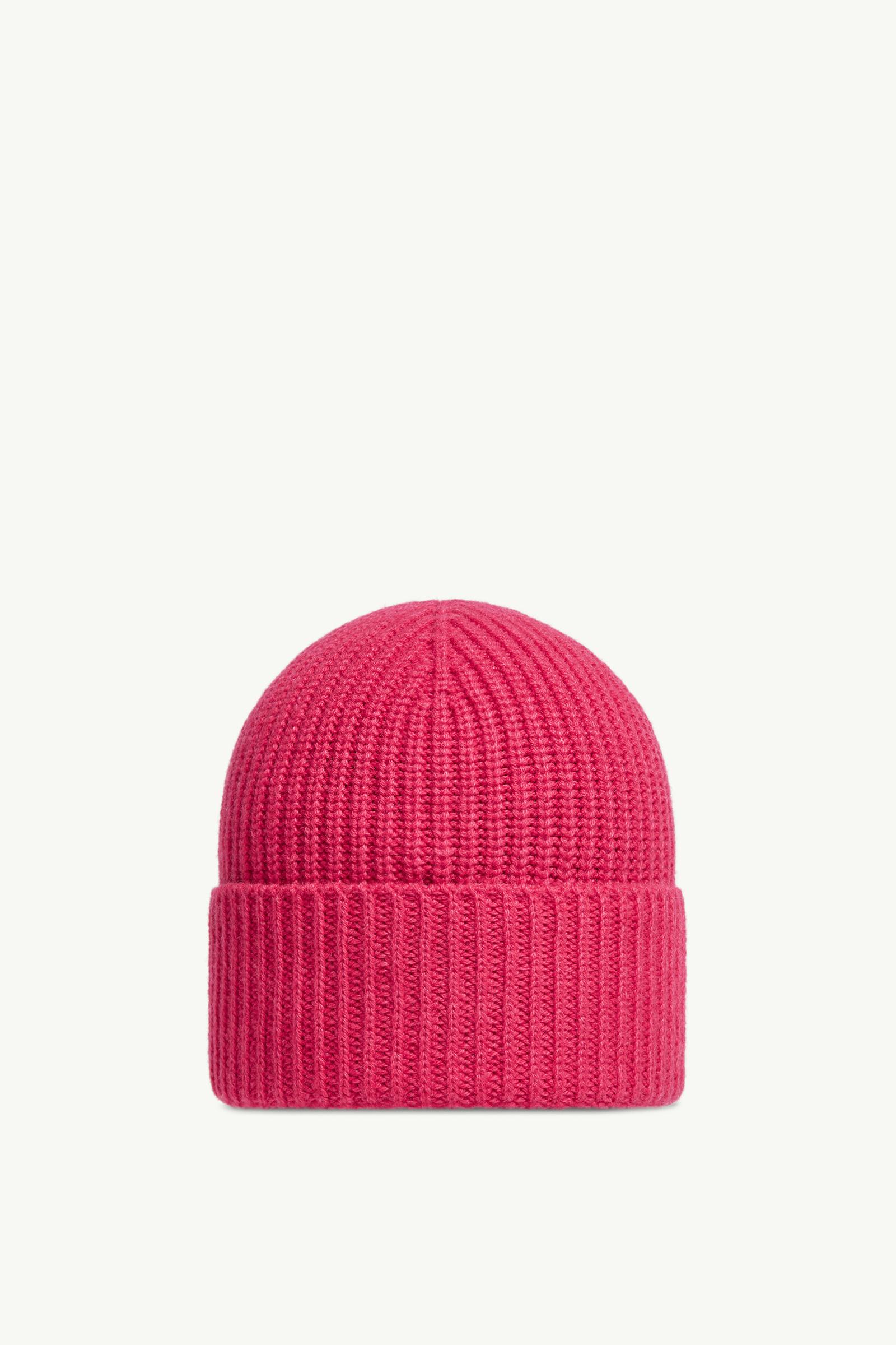 Coral Pink Cashmere Beanie - Hats & Beanies for Women | Moncler IT