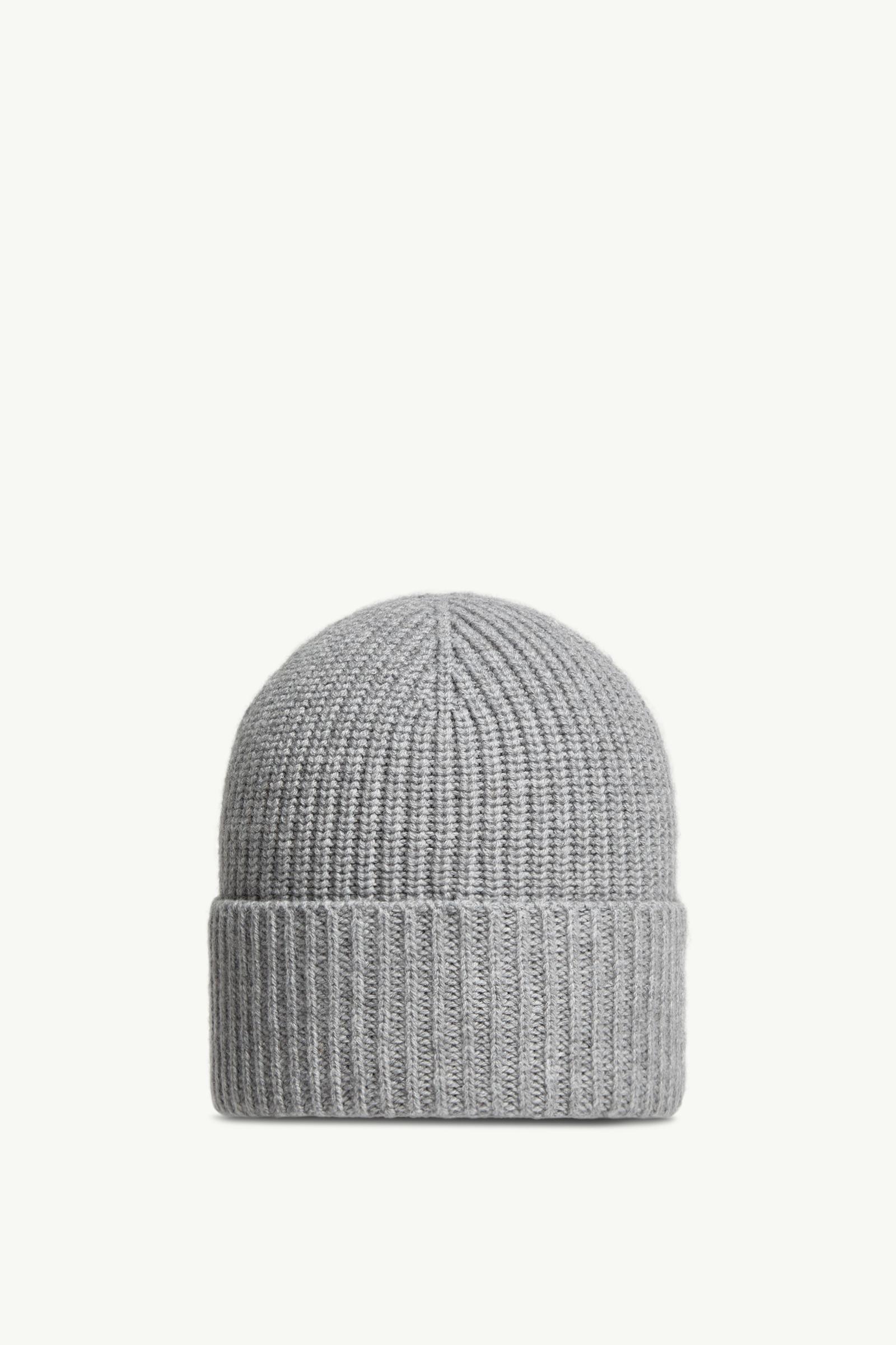 Gray Cashmere Beanie - Hats & Beanies for Women | Moncler CH