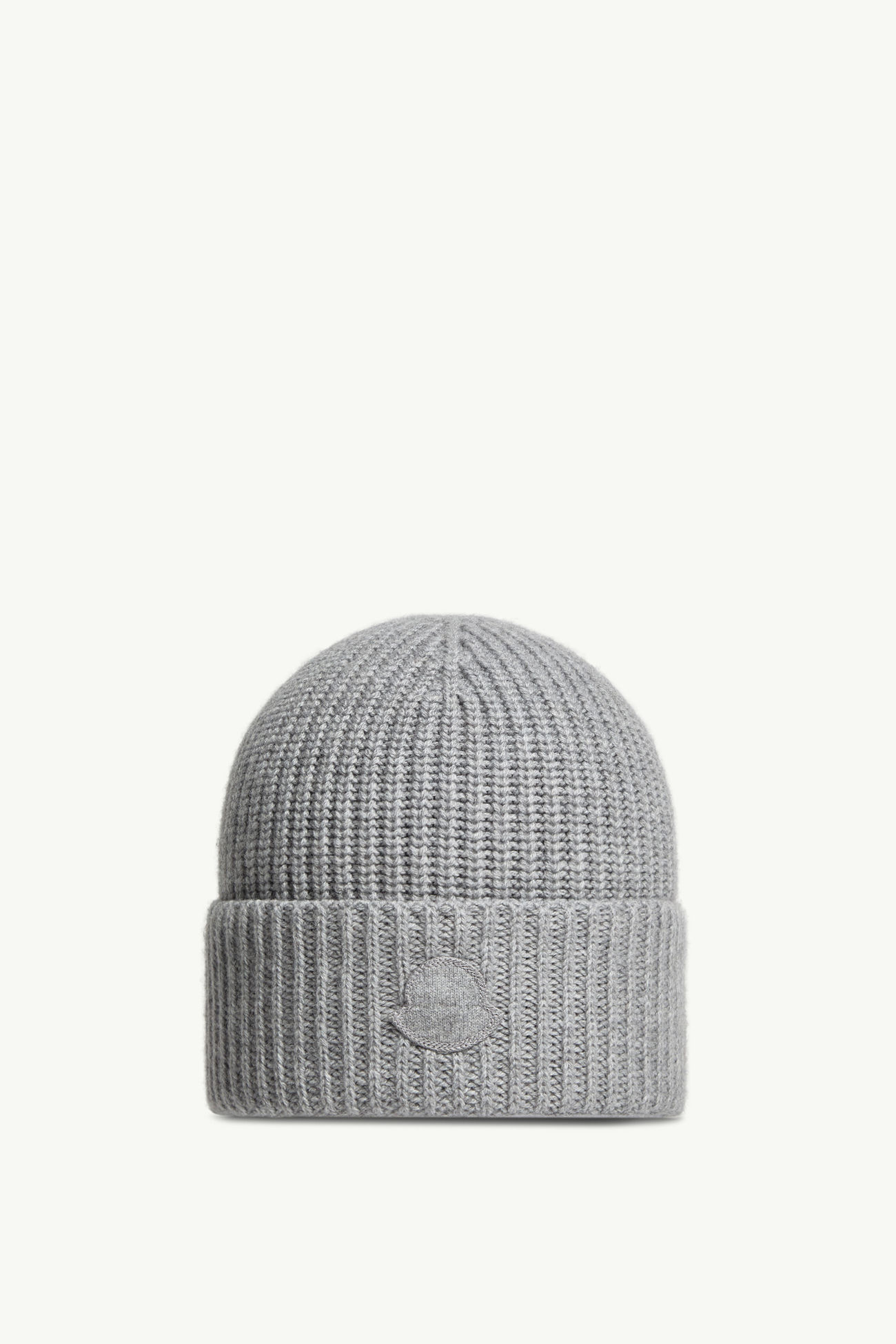 Cashmere Beanie Women Grey Moncler 0