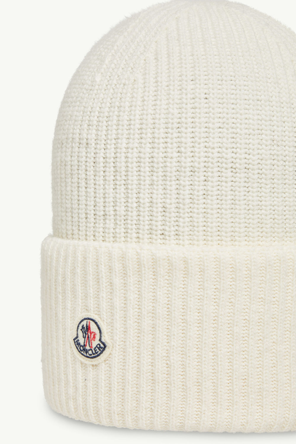 Wool Beanie Women White Moncler 2