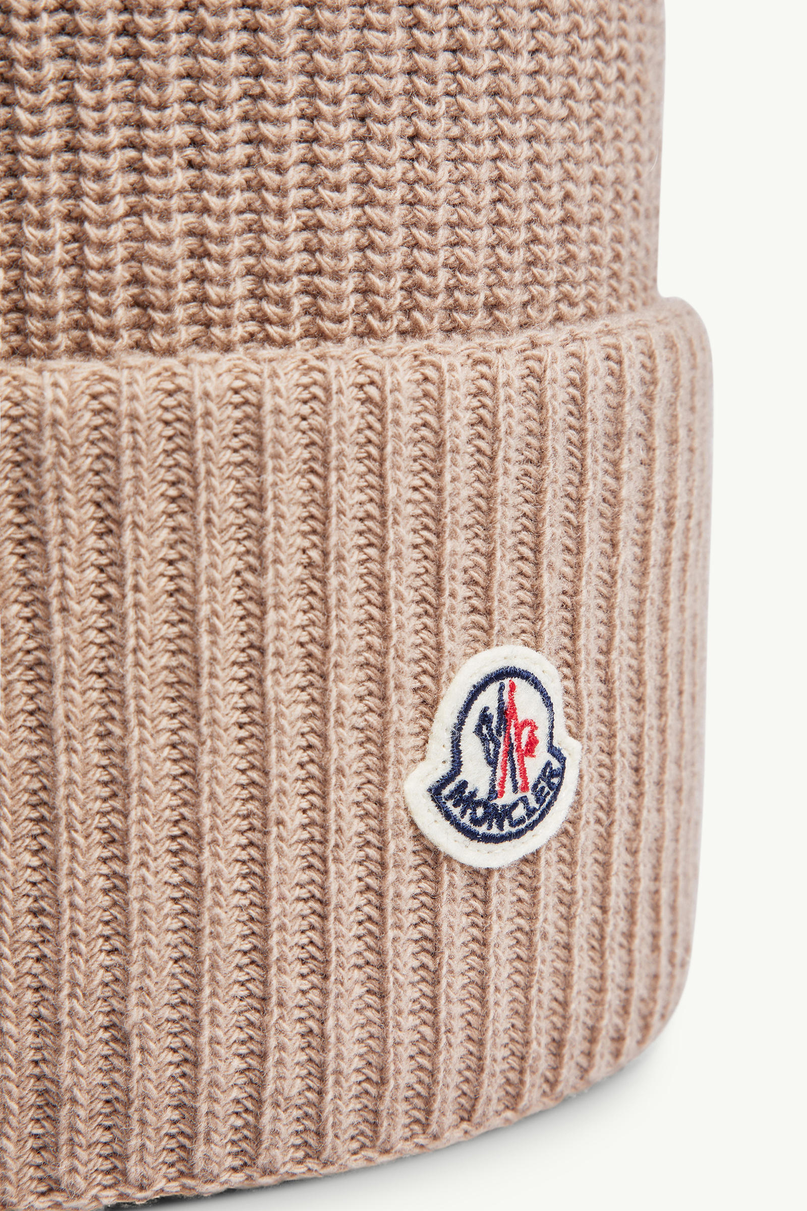 Wool Beanie Women Light Pink Moncler 2