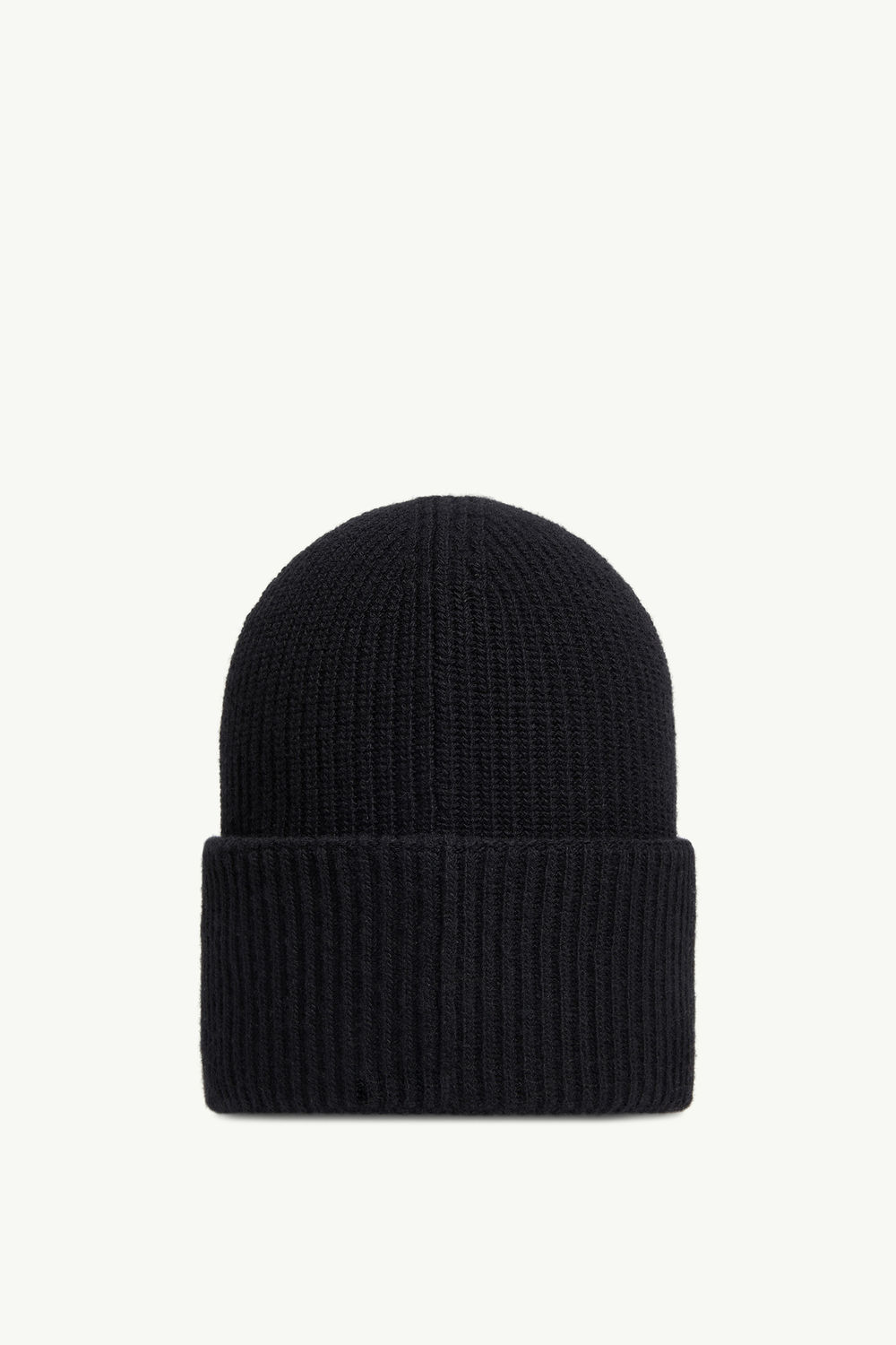Wool Beanie Women Black Moncler 3