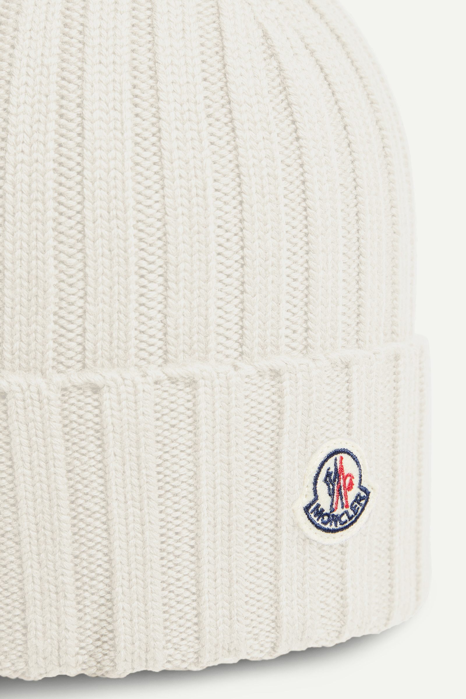 モンクレール　ニット帽 ホワイト 楽天市場】モンクレール 帽子 ニット帽 ホワイト メンズ MONCLER