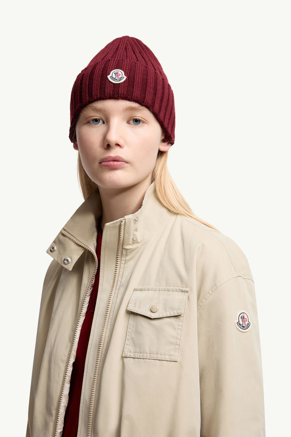 Gorro de lana Mujer Burdeos Moncler 1