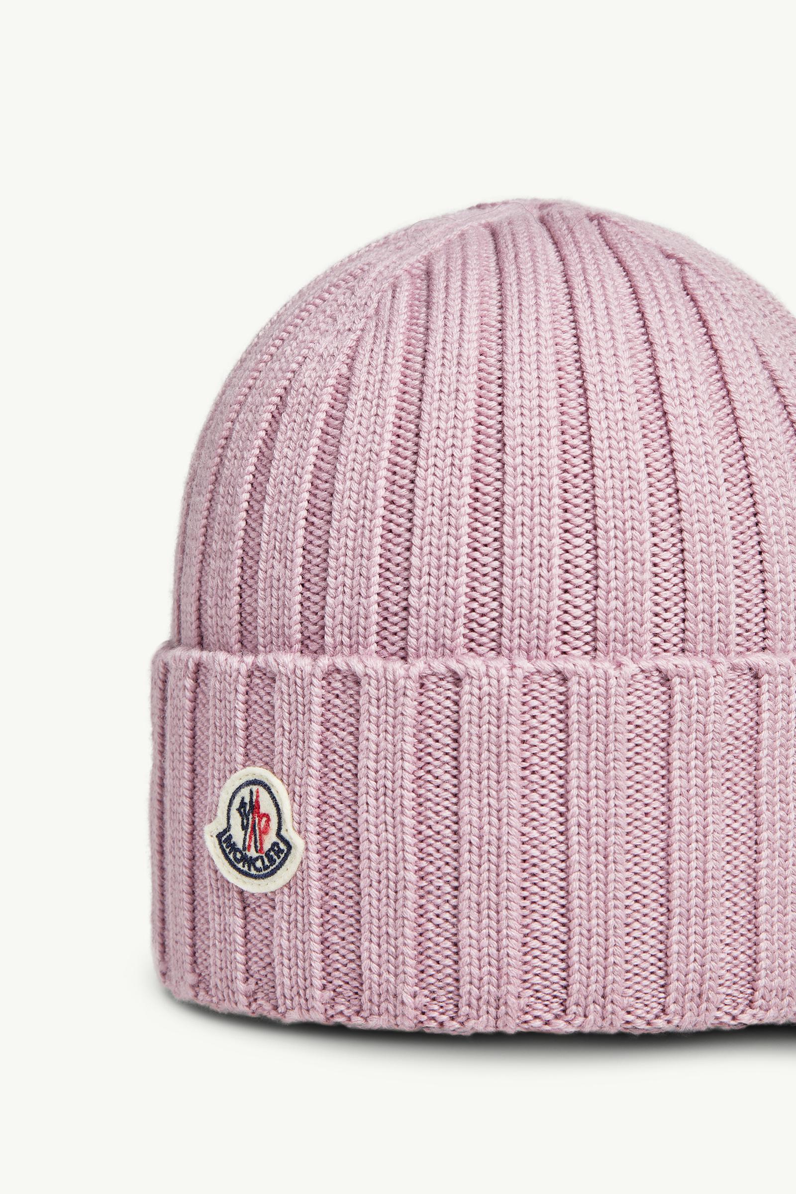 ピンク MONCLER PALM ANGELS ニットキャップ モンクレール ピンク 