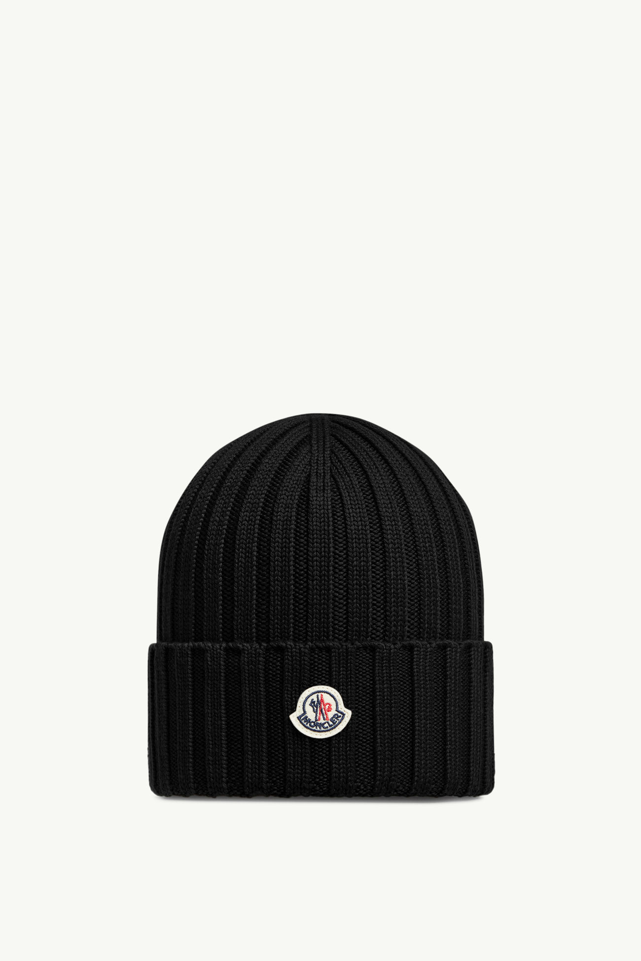 Wool Beanie Women Black Moncler 0