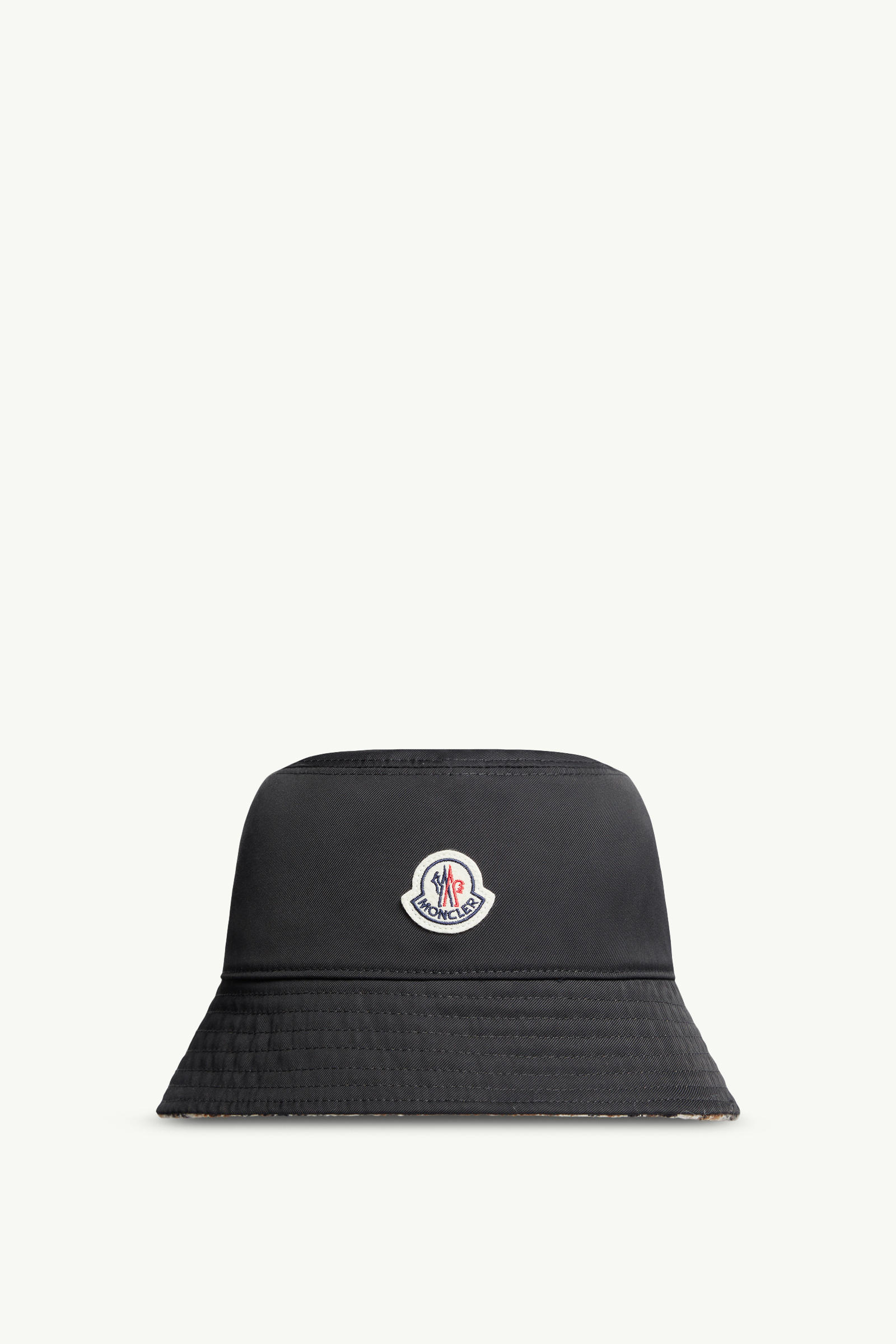Reversible Wool Blend Bucket Hat Women Brown & Black Moncler 4