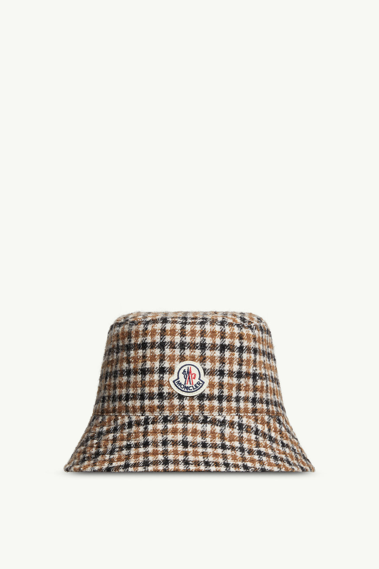 Cappello bucket reversibile in misto lana Donna Marrone & Nero Moncler 0