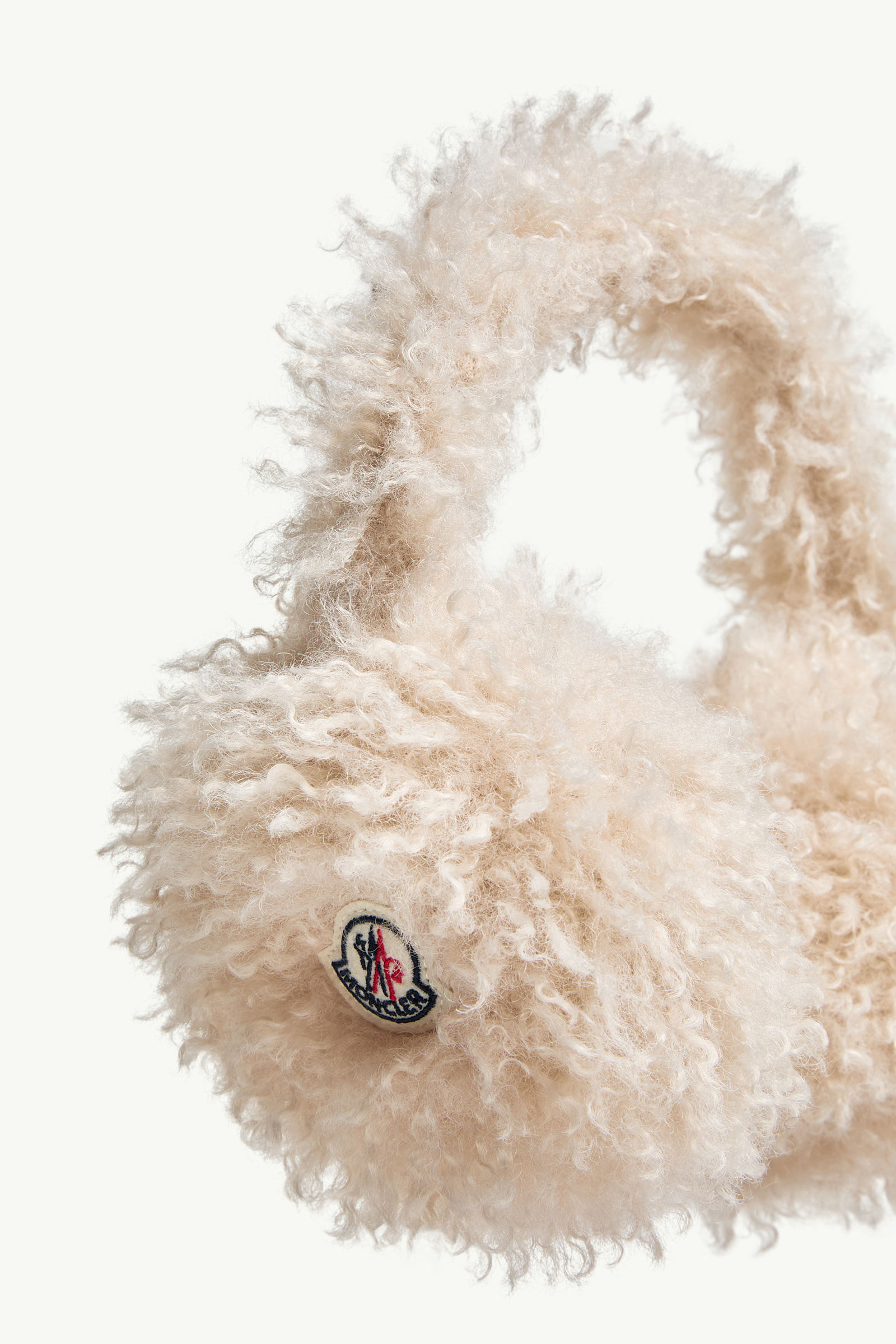 Padded Teddy Ear Muffs Women Light Beige Moncler 2