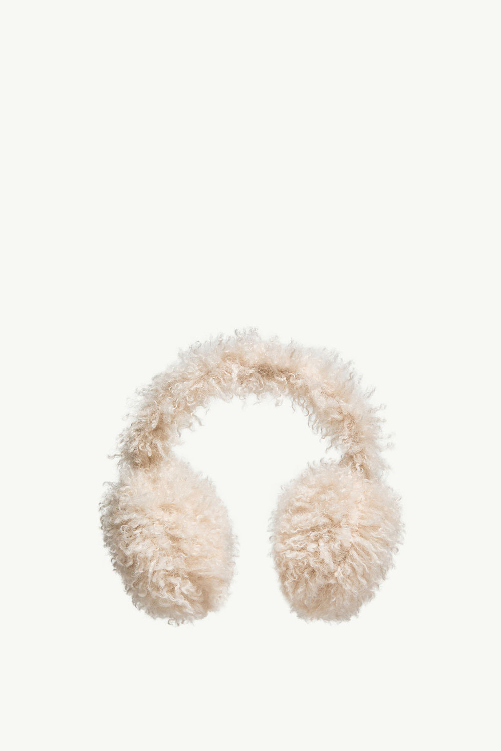 Padded Teddy Ear Muffs Women Light Beige Moncler 3