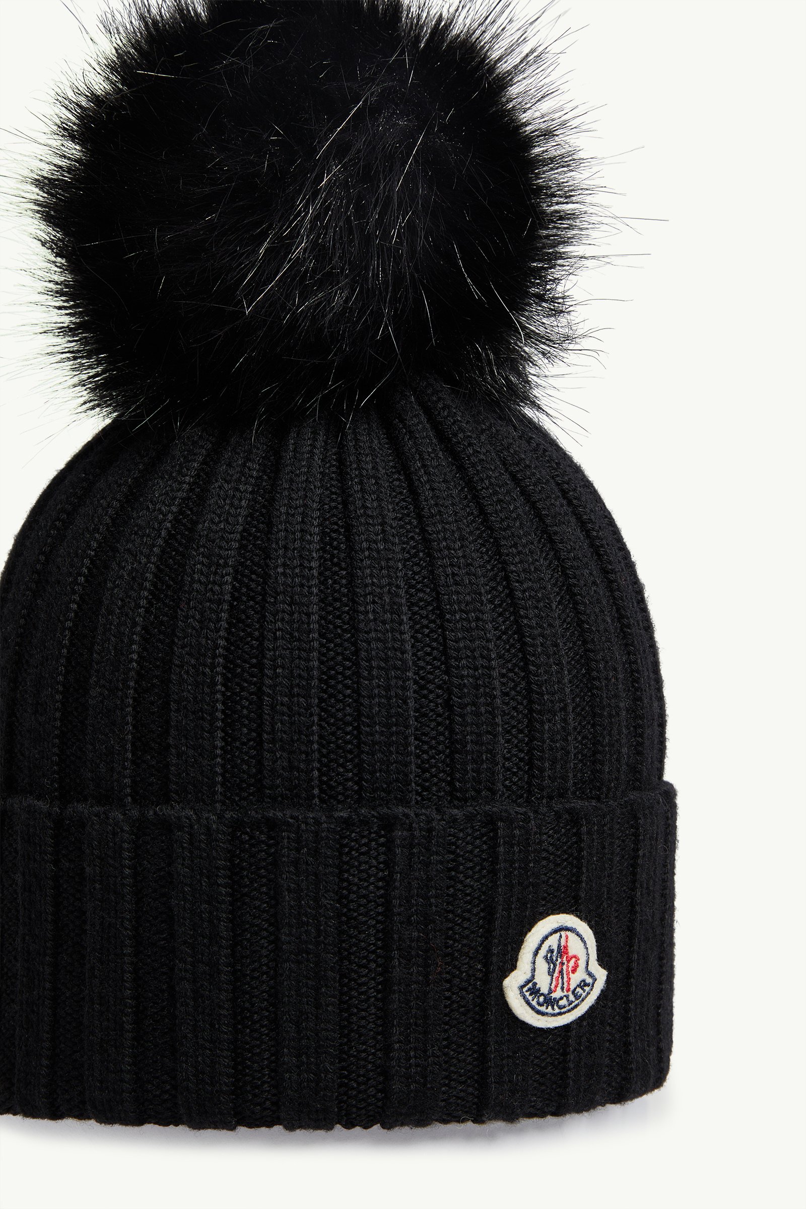 【美品】MONCLER モンクレール　ニット帽　ネイビー　カシミヤ混 レディース｜帽子｜モンクレール公式