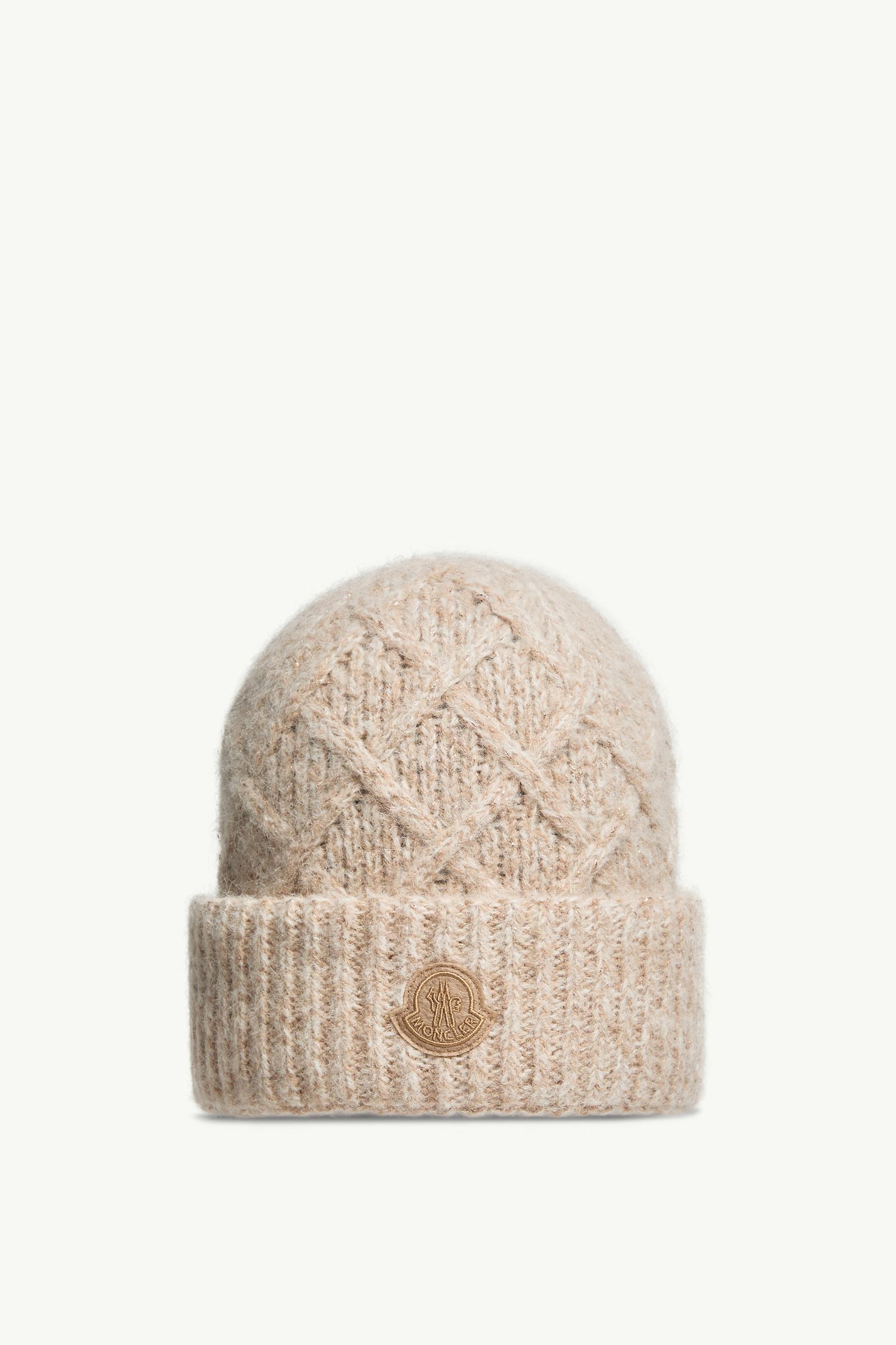 ベージュ ニットキャップ : ハット＆ベレー 向けの レディース