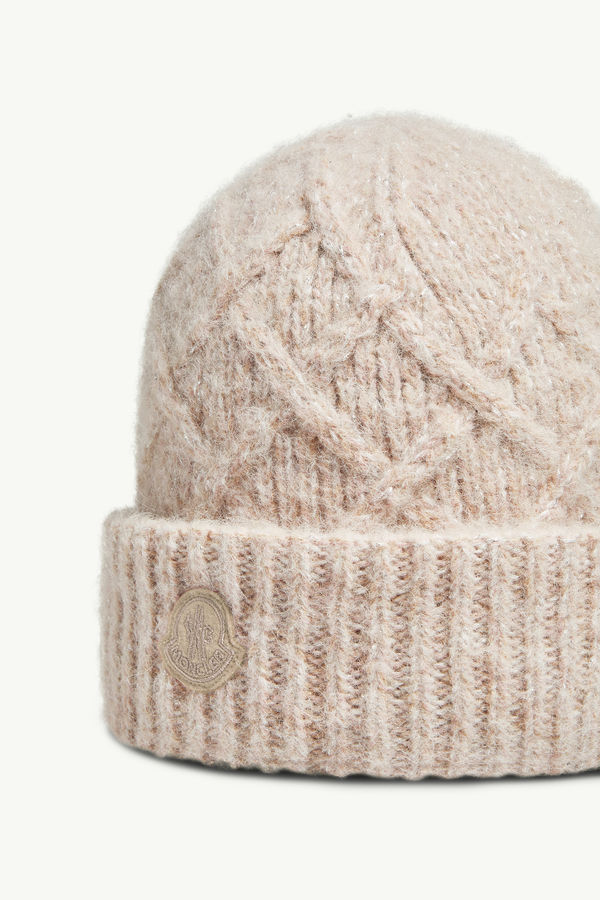 Alpaca Blend Beanie Women Rose Pink Moncler 2