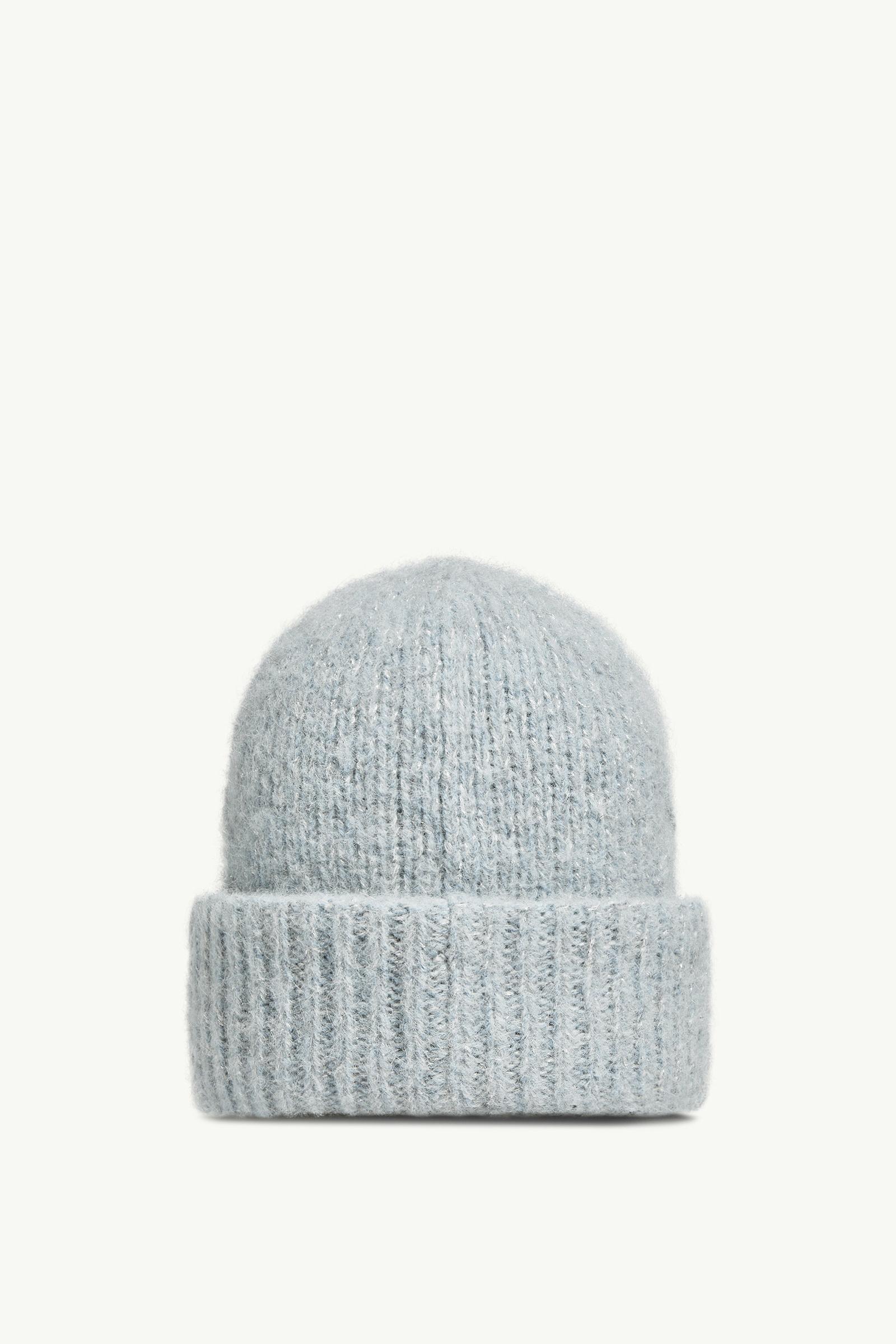 ライトブルー ニットキャップ : ハット＆ベレー 向けの レディース