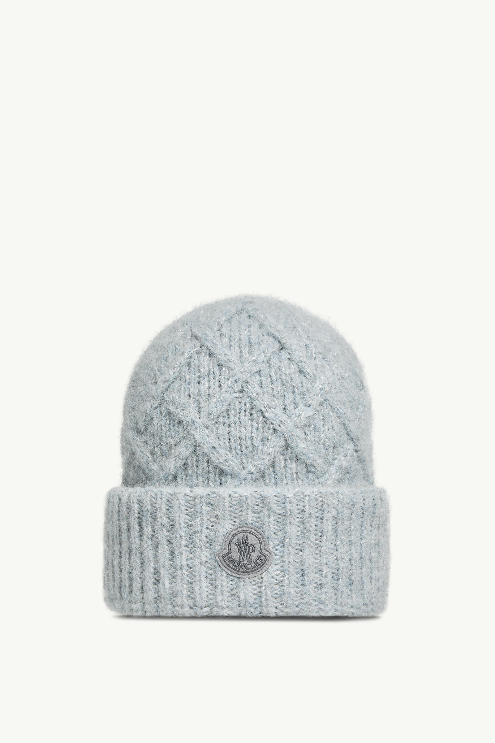 Berretto in Misto Alpaca Donna Celeste Moncler 0