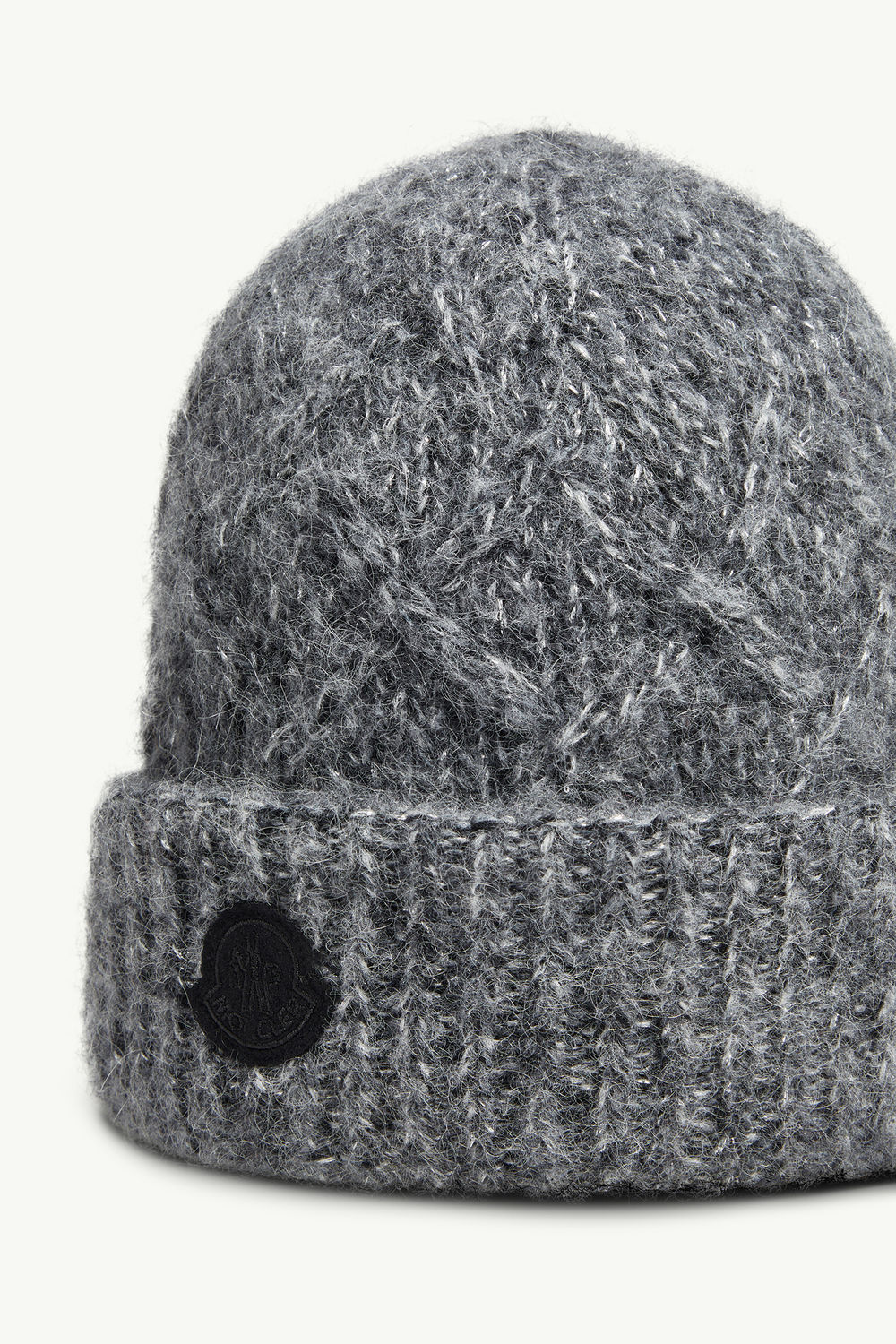Alpaca Blend Beanie Women Black Moncler 2