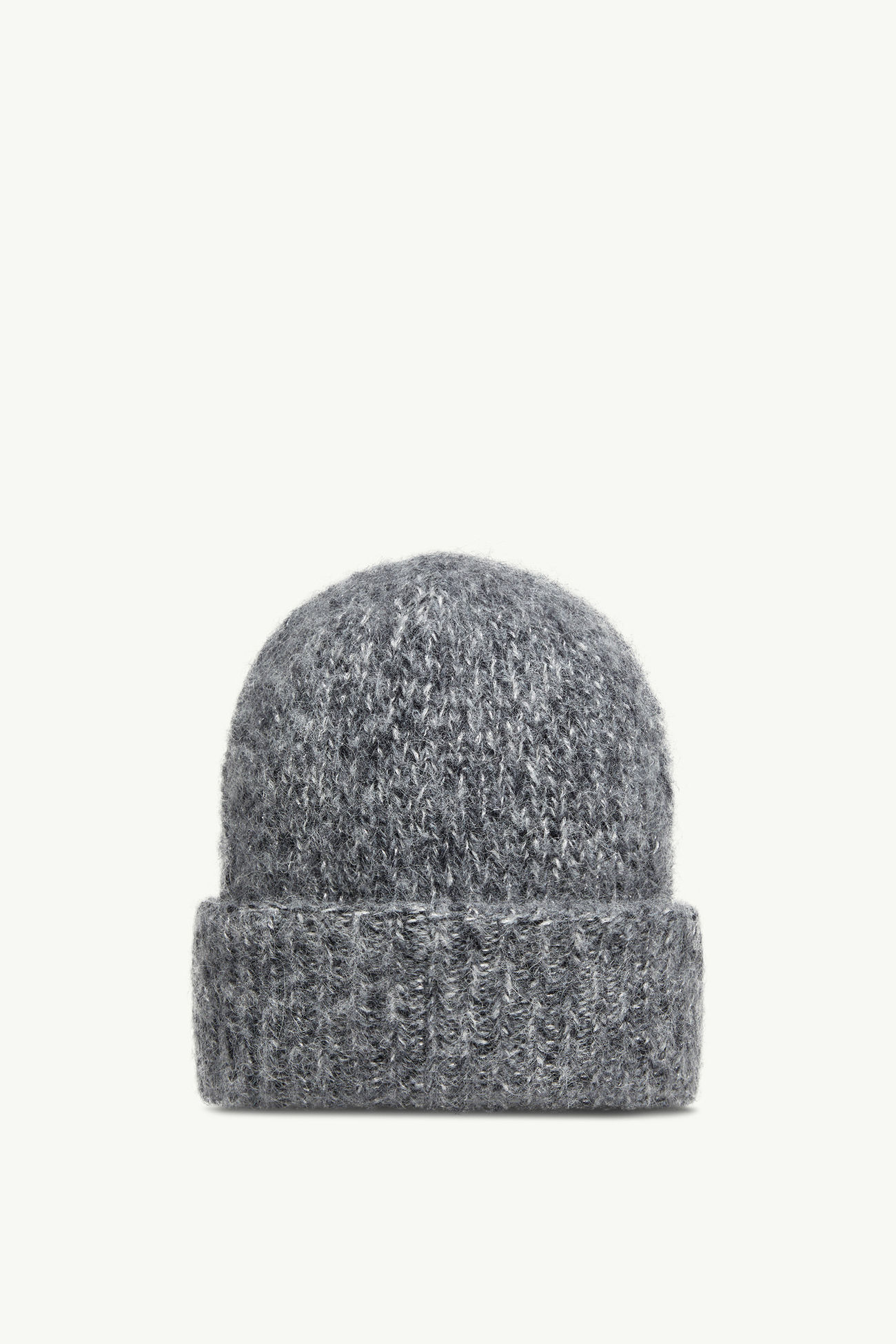 Beaniemütze aus einer Alpaka-Mischung Damen Schwarz Moncler 3