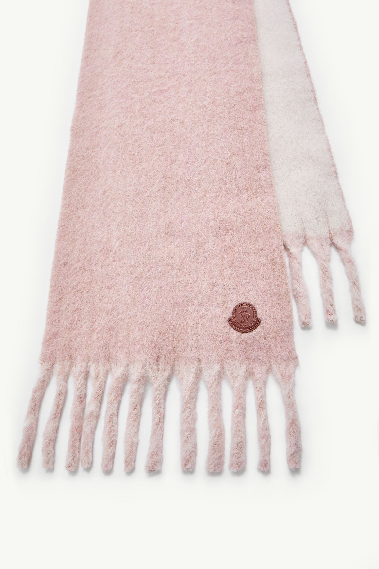 Pink Wool & Alpaca Blend Scarf - Scarves & Gloves for Women