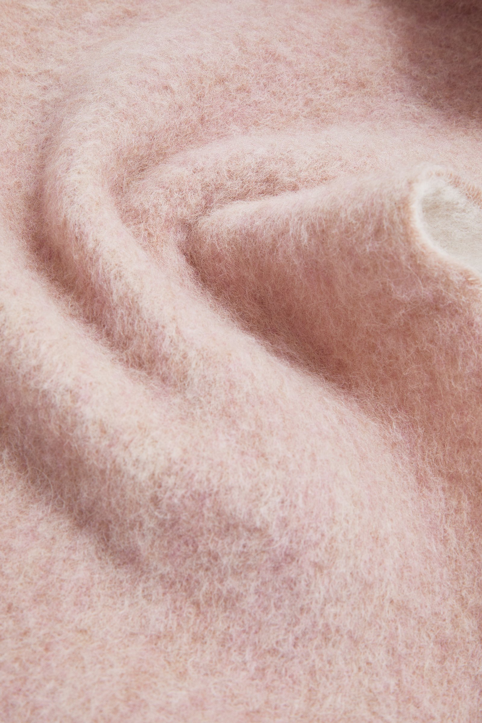 Pink Wool & Alpaca Blend Scarf - Scarves & Gloves for Women