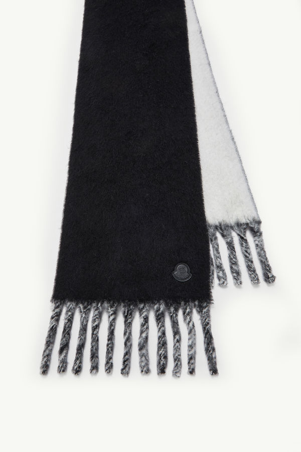 Schal aus Woll-Alpaka-Mischung Damen Schwarz Moncler 2