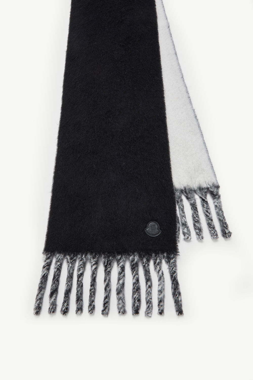 Wool & Alpaca Blend Scarf Women Black Moncler 2