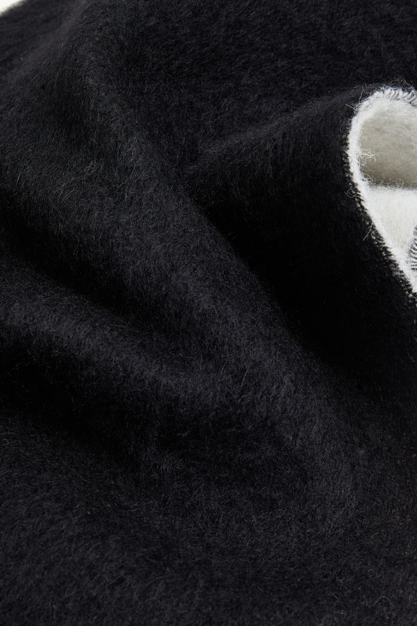 Schal aus Woll-Alpaka-Mischung Damen Schwarz Moncler 3
