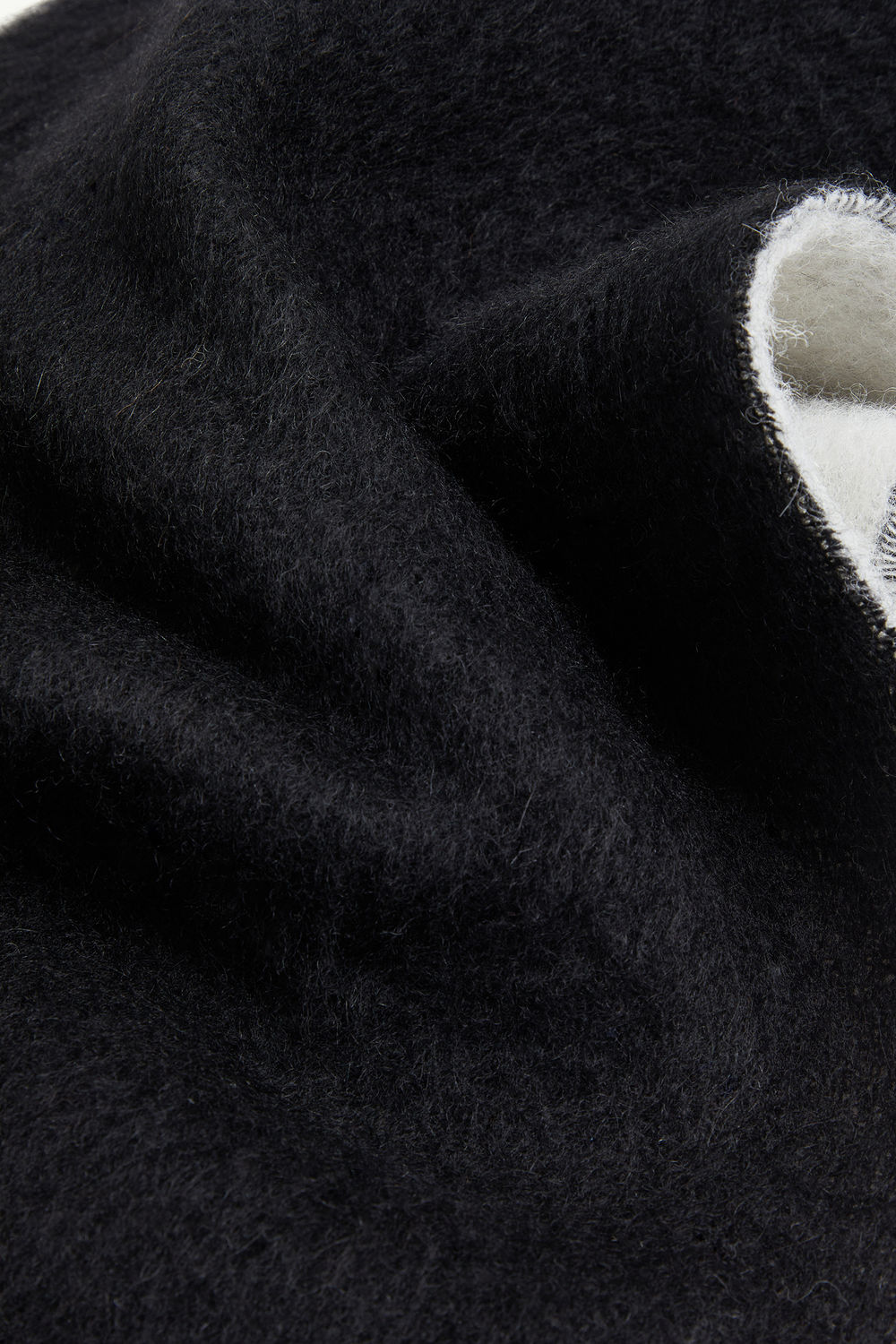 Wool & Alpaca Blend Scarf Women Black Moncler 3