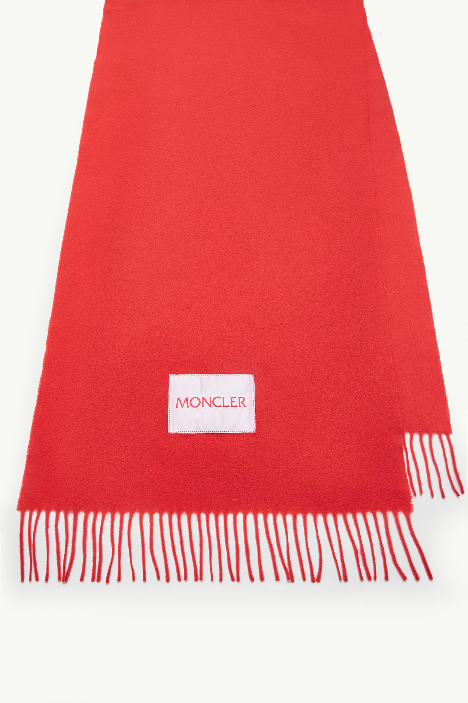 Wool Felt Scarf Women Orange Moncler 2