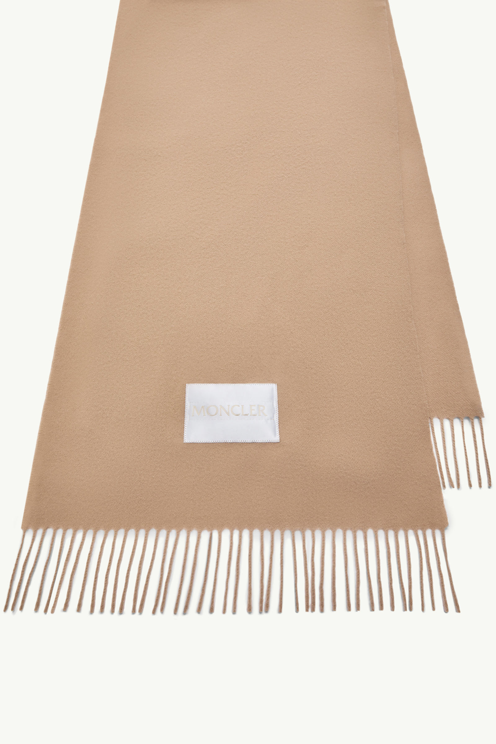 Wool Felt Scarf Women Beige Moncler 2