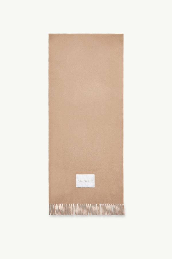Wollfilz-Schal Damen Beige Moncler 0