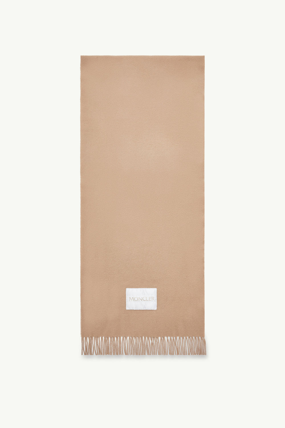 Wool Felt Scarf Women Beige Moncler 0