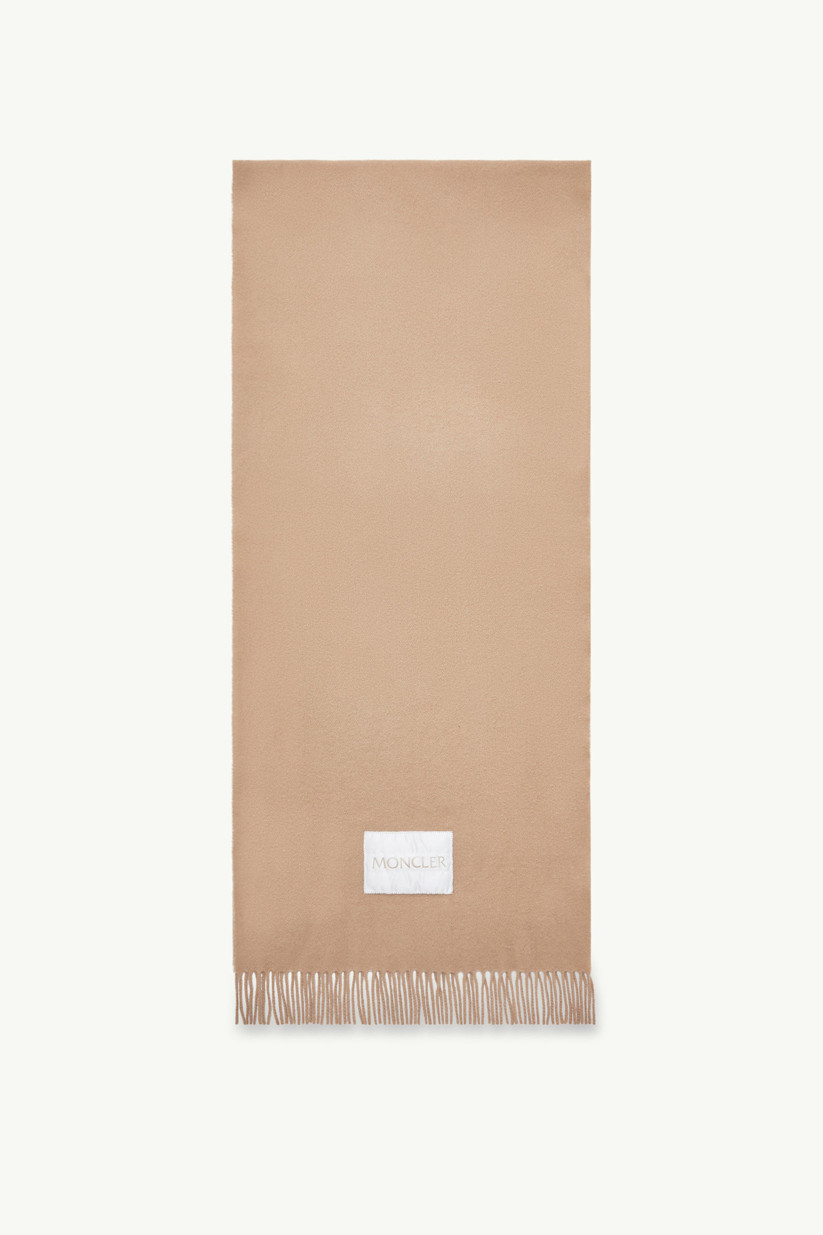 Wool Felt Scarf Women Beige Moncler 0