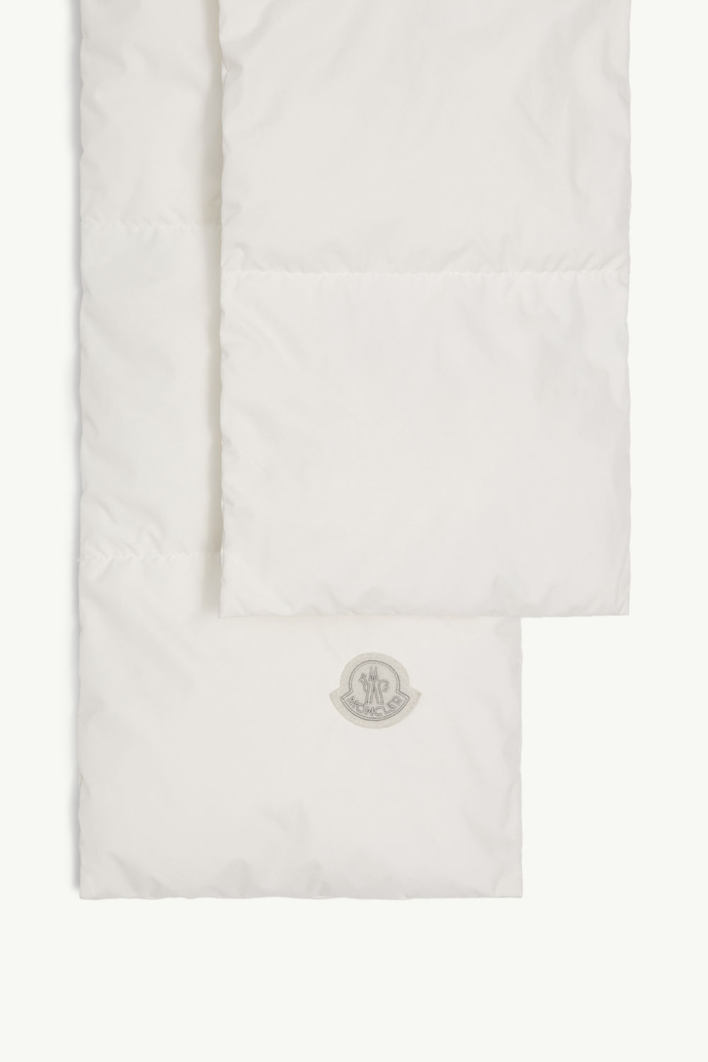 Hooded Down Scarf Gender Neutral White Ivory Moncler 3