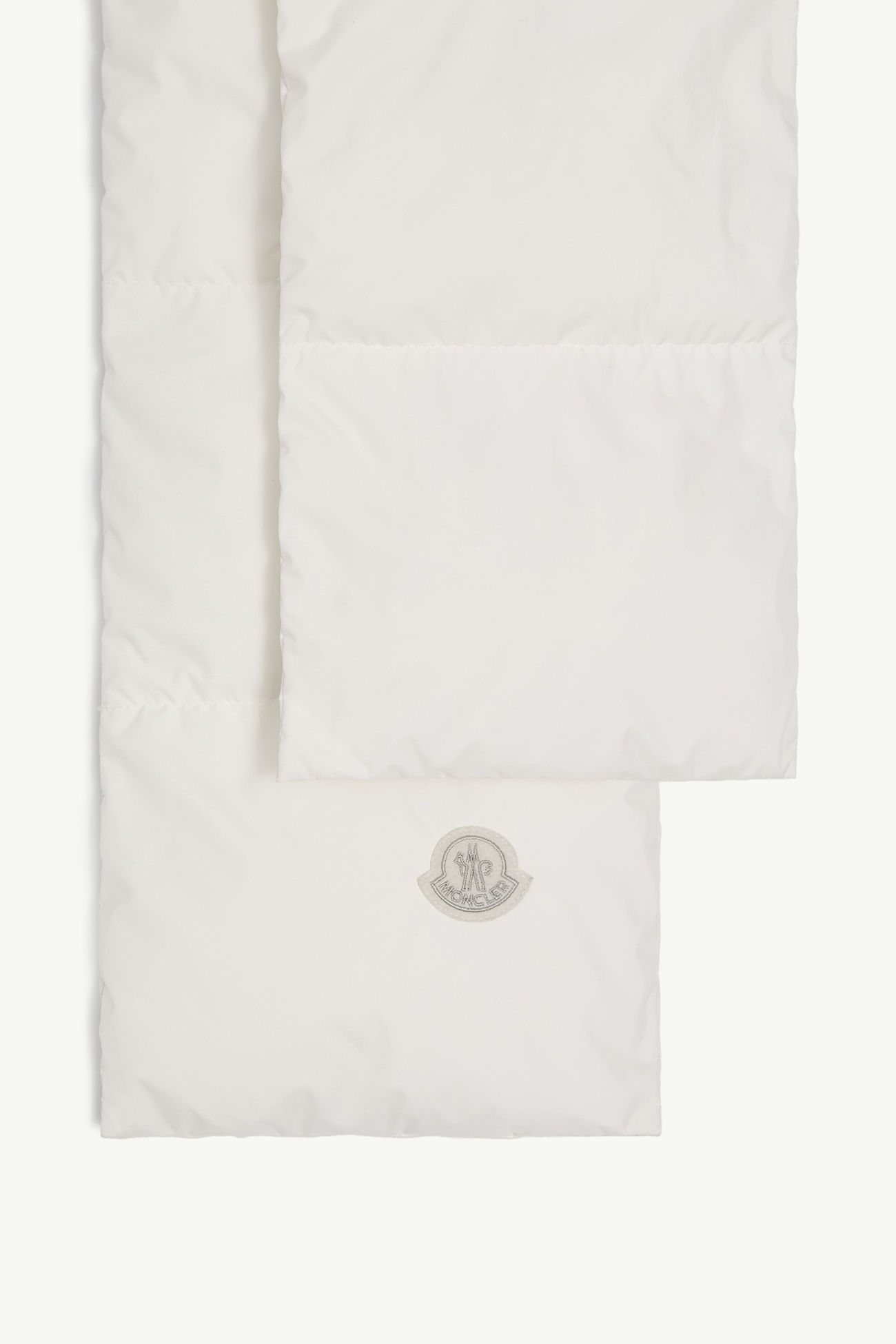 Sciarpa Imbottita con Cappuccio Gender Neutral Bianco Avorio Moncler 3