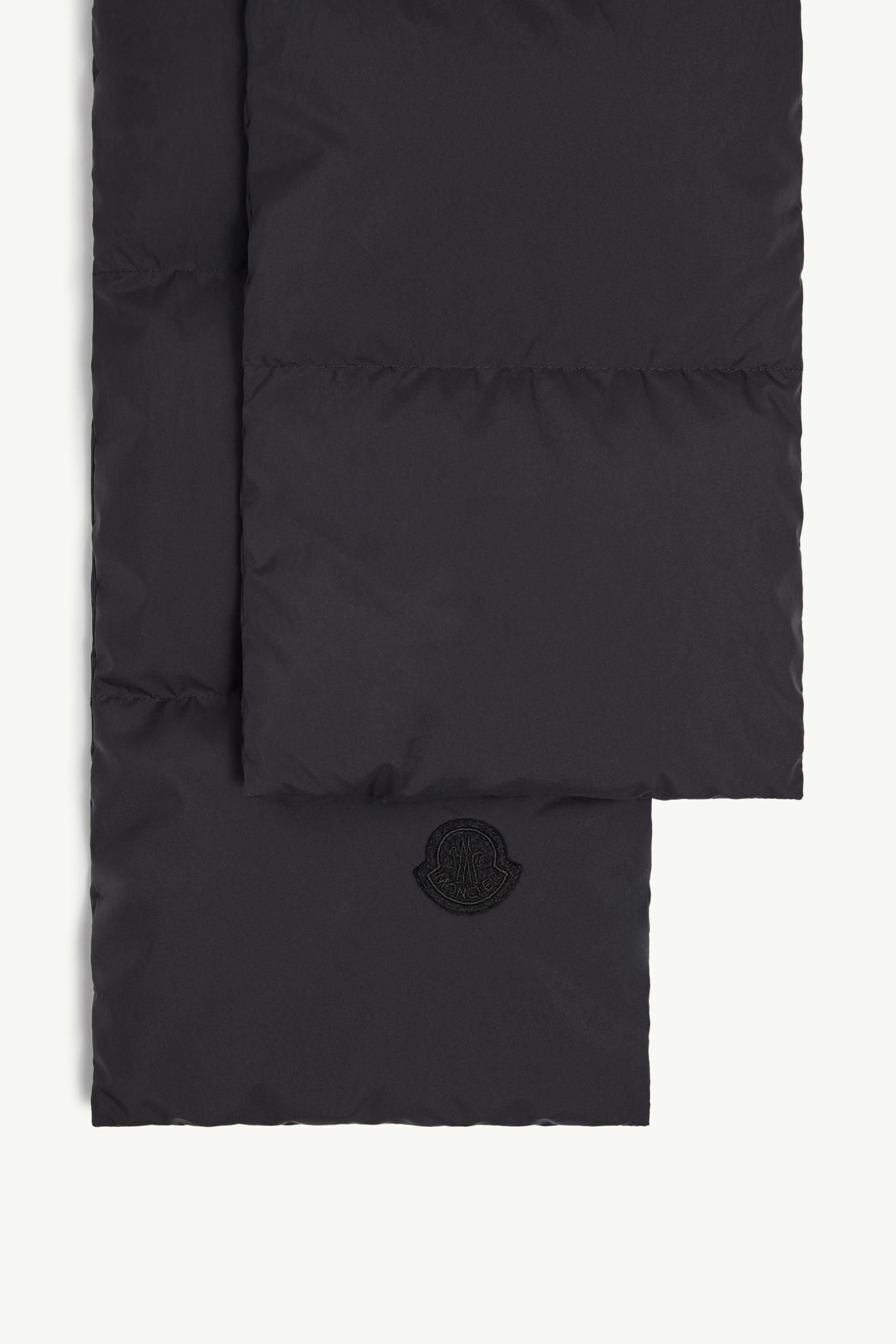 Black Hooded Down Scarf - Hats & Beanies for Women | Moncler IT